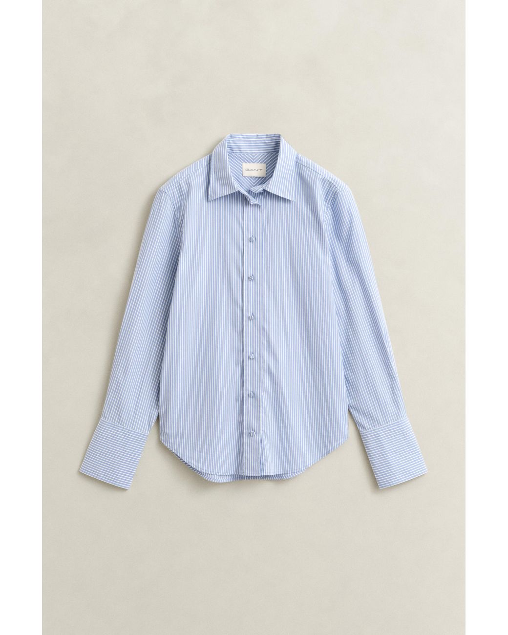 Gant Blue Striped Yoke Detail Shirt