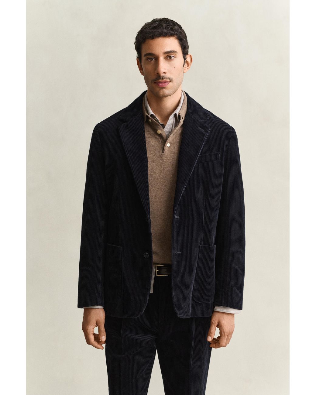 Gant Black Corduroy Suit Jacket Evening for men