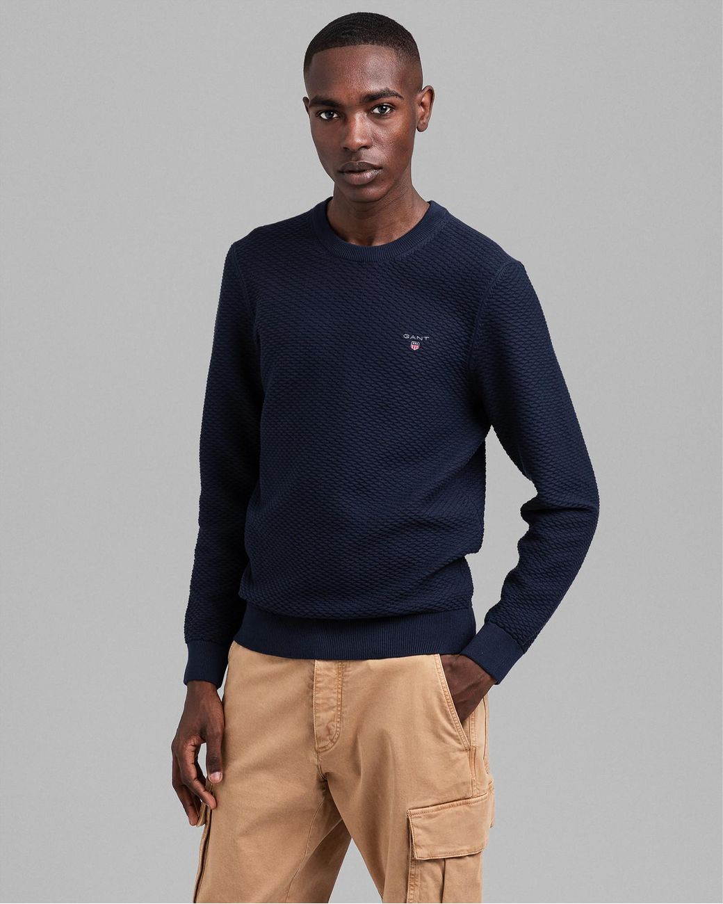 gant zip neck jumper