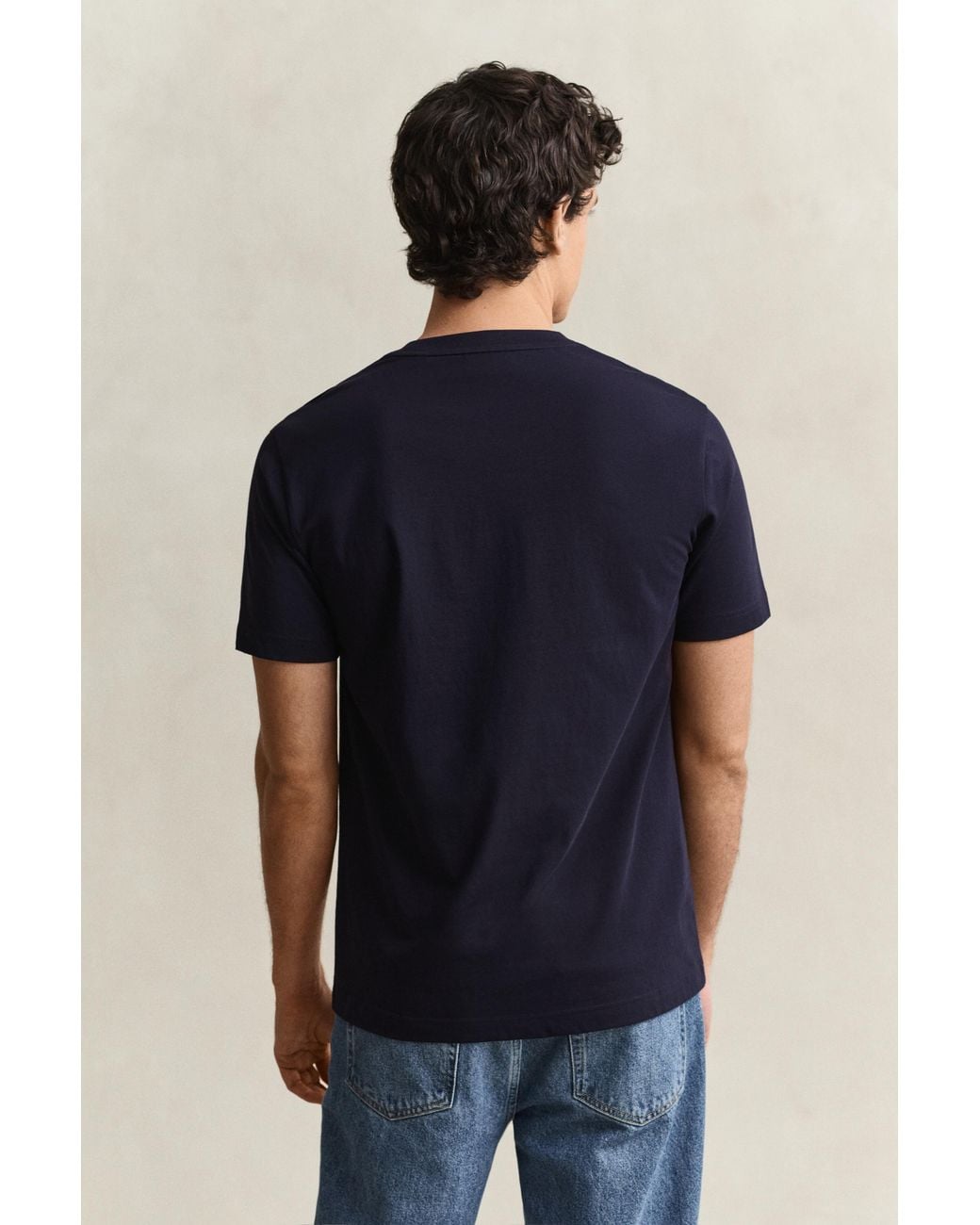 Gant Blue Seasonal Graphic T-Shirt Evening for men