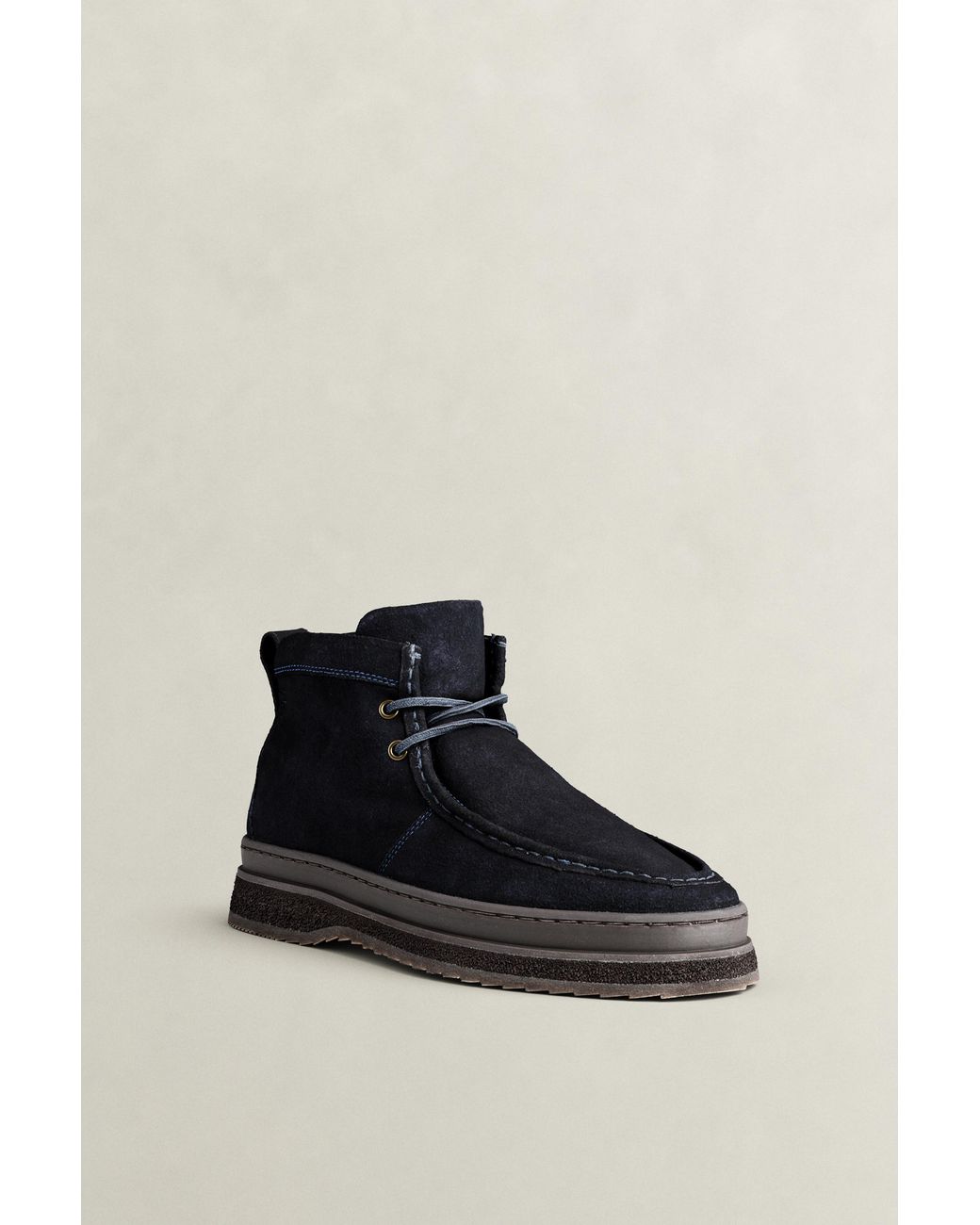 Gant Black Blistown Suede Boots Marine for men