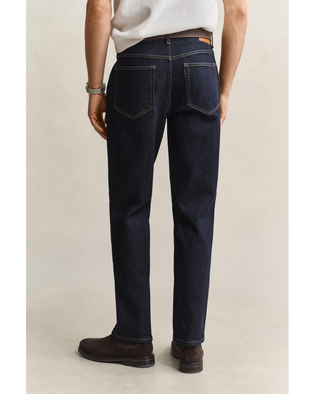 Gant Natural Regular Clean Wash Jeans Dark for men