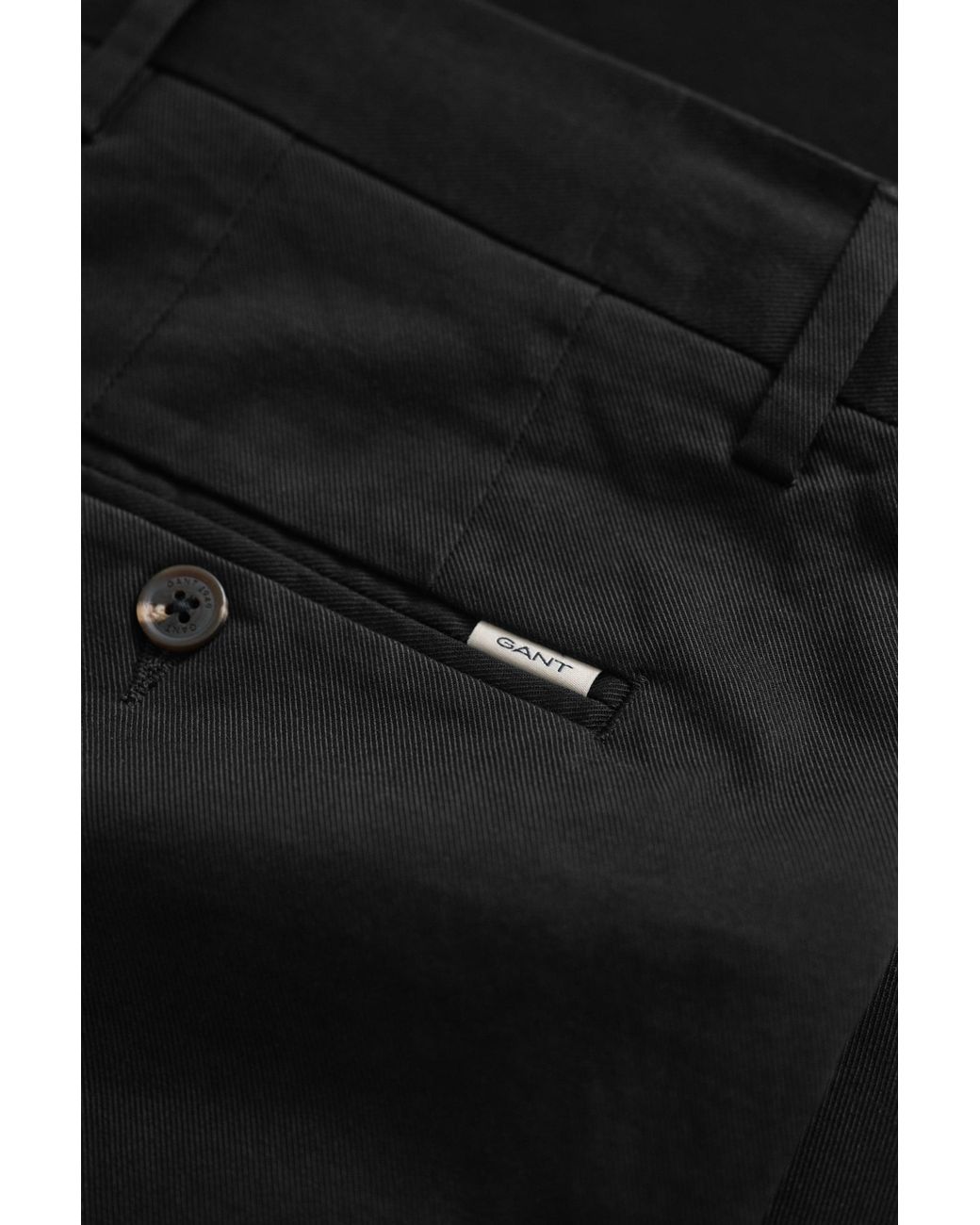 Gant Black Regular Smart Chinos for men