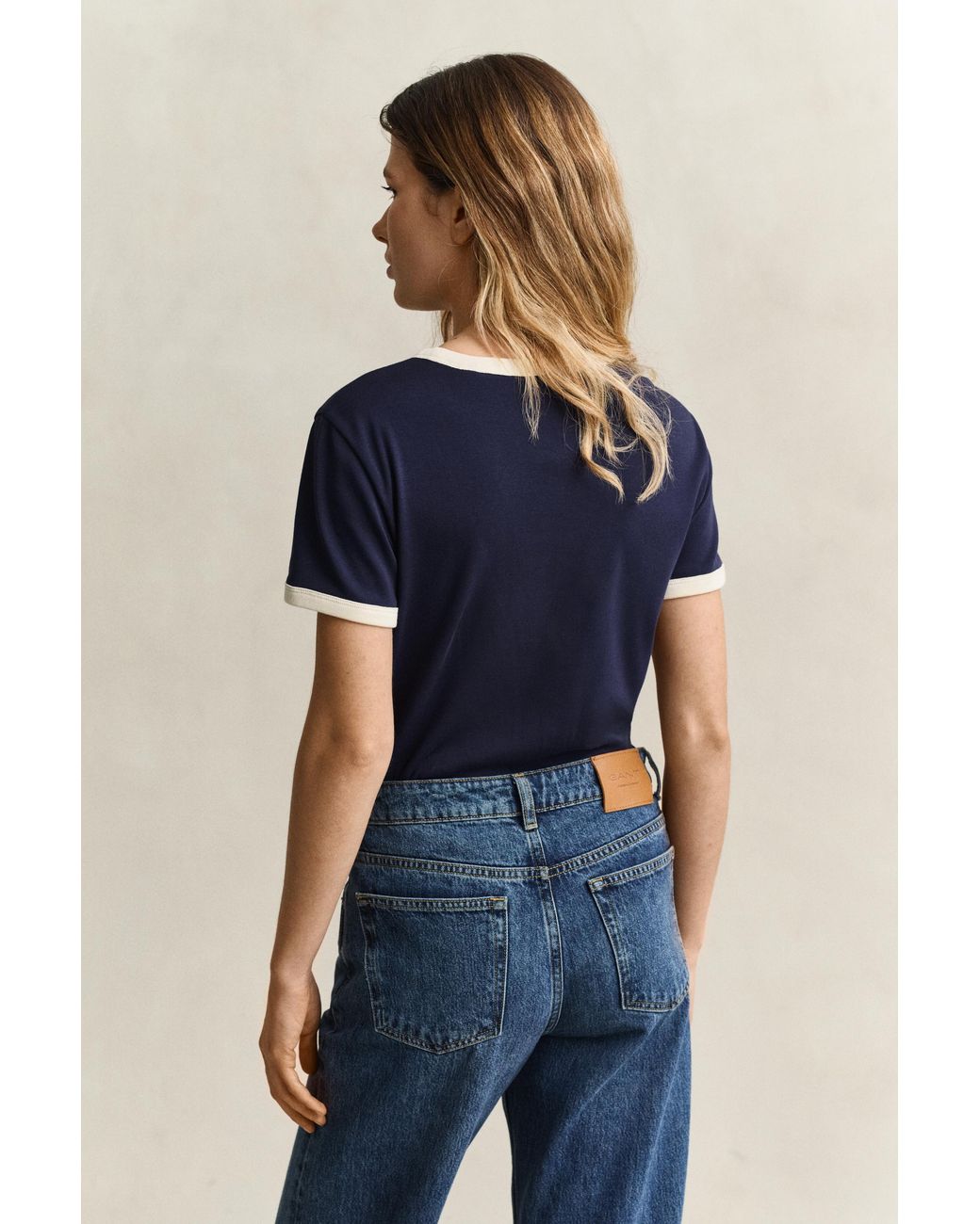 Gant Blue X Yale T-Shirt Classic