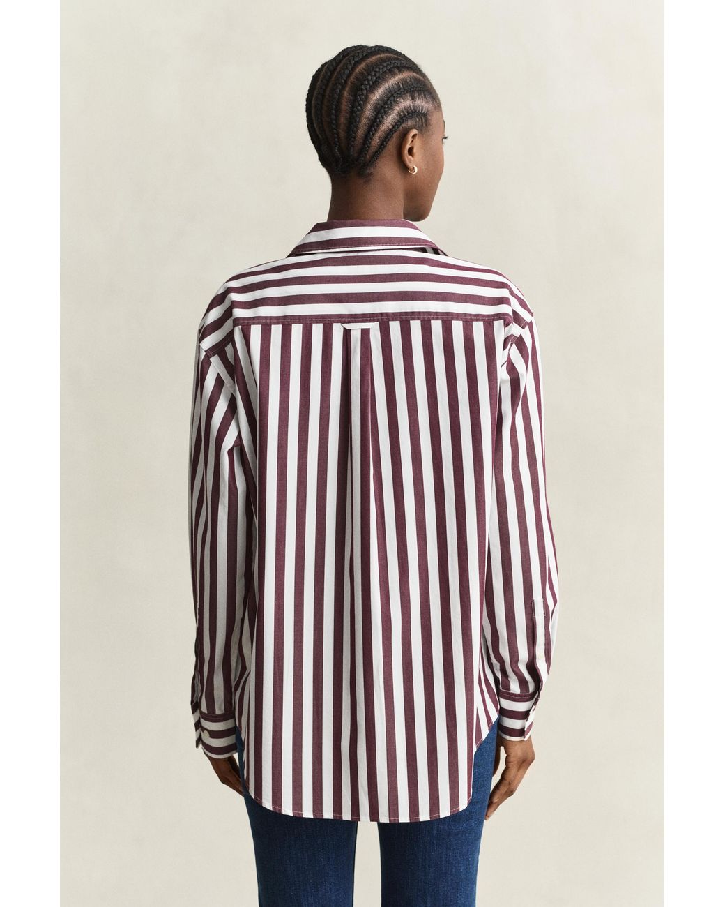 Gant Multicolor Relaxed Striped Poplin Shirt