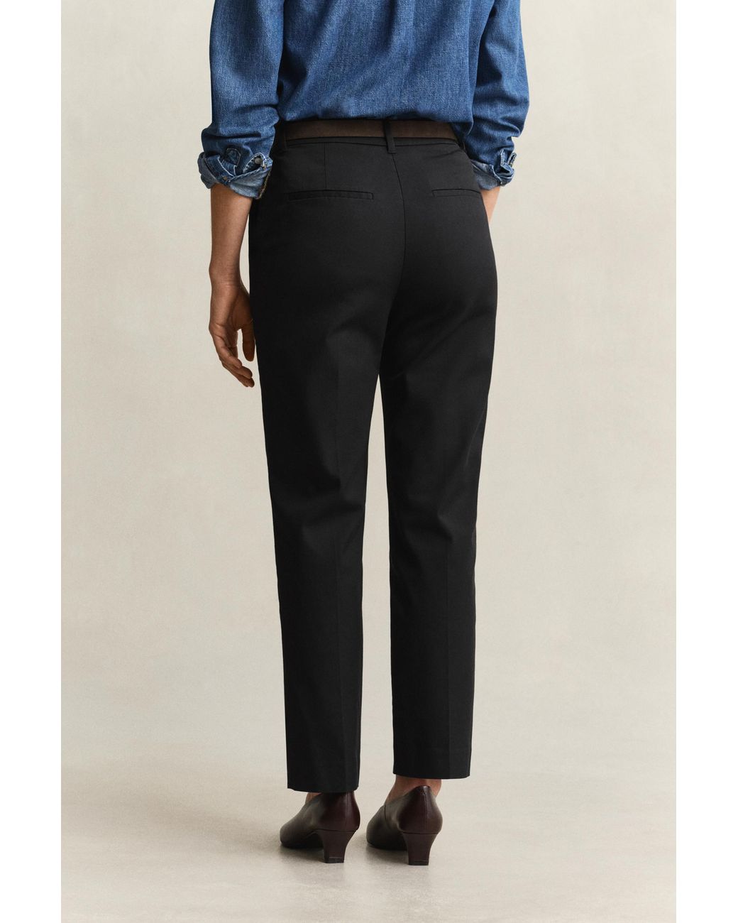 Gant Blue Slim Fit Slacks