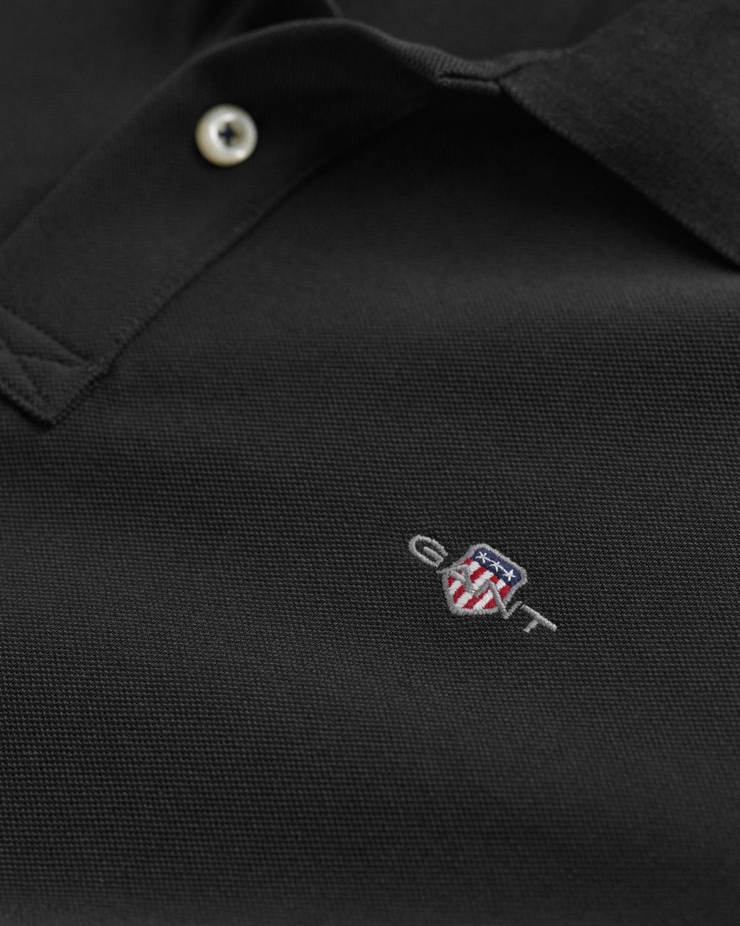 Gant Black Shield Piqué Rugger for men