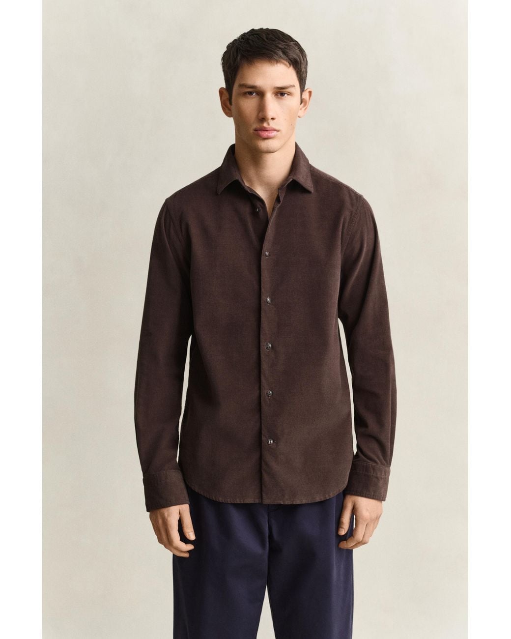 Gant Brown Corduroy Shirt for men