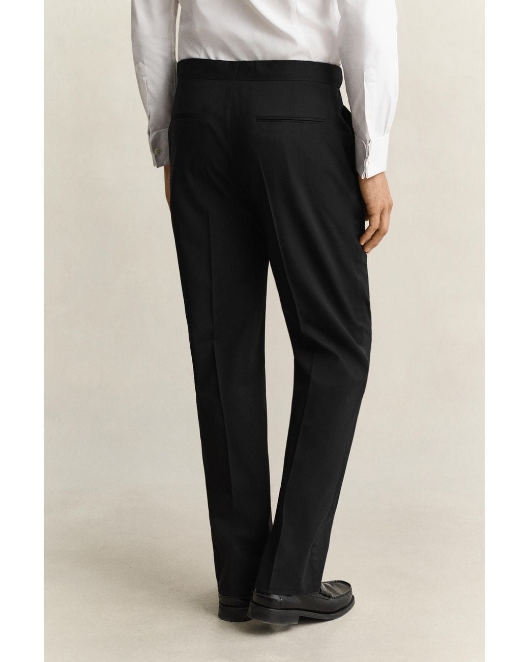 Gant Black Tuxedo Pants for men