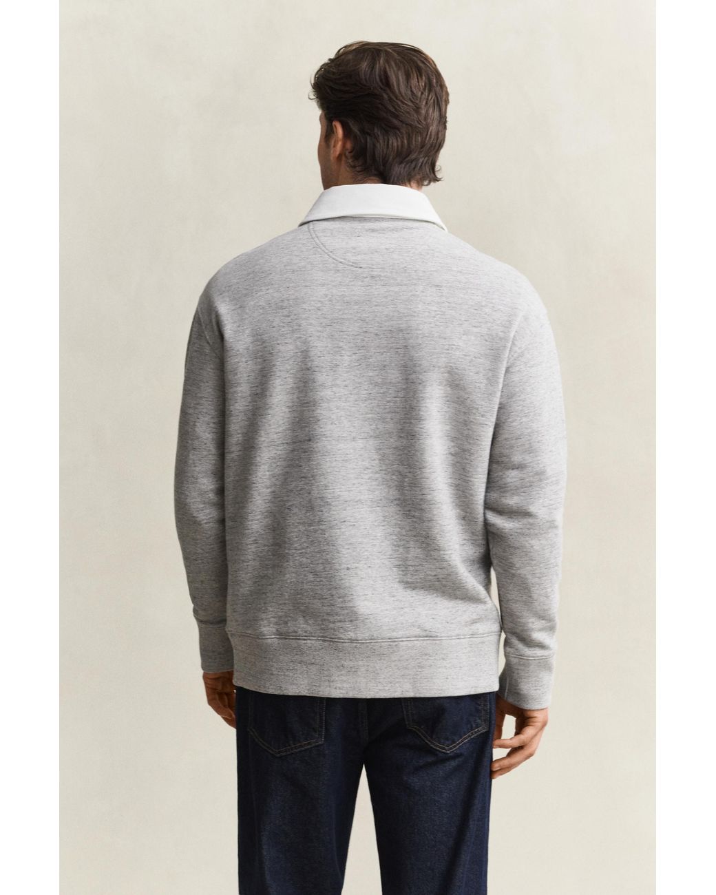 Gant Gray Heather Rugger Melange for men