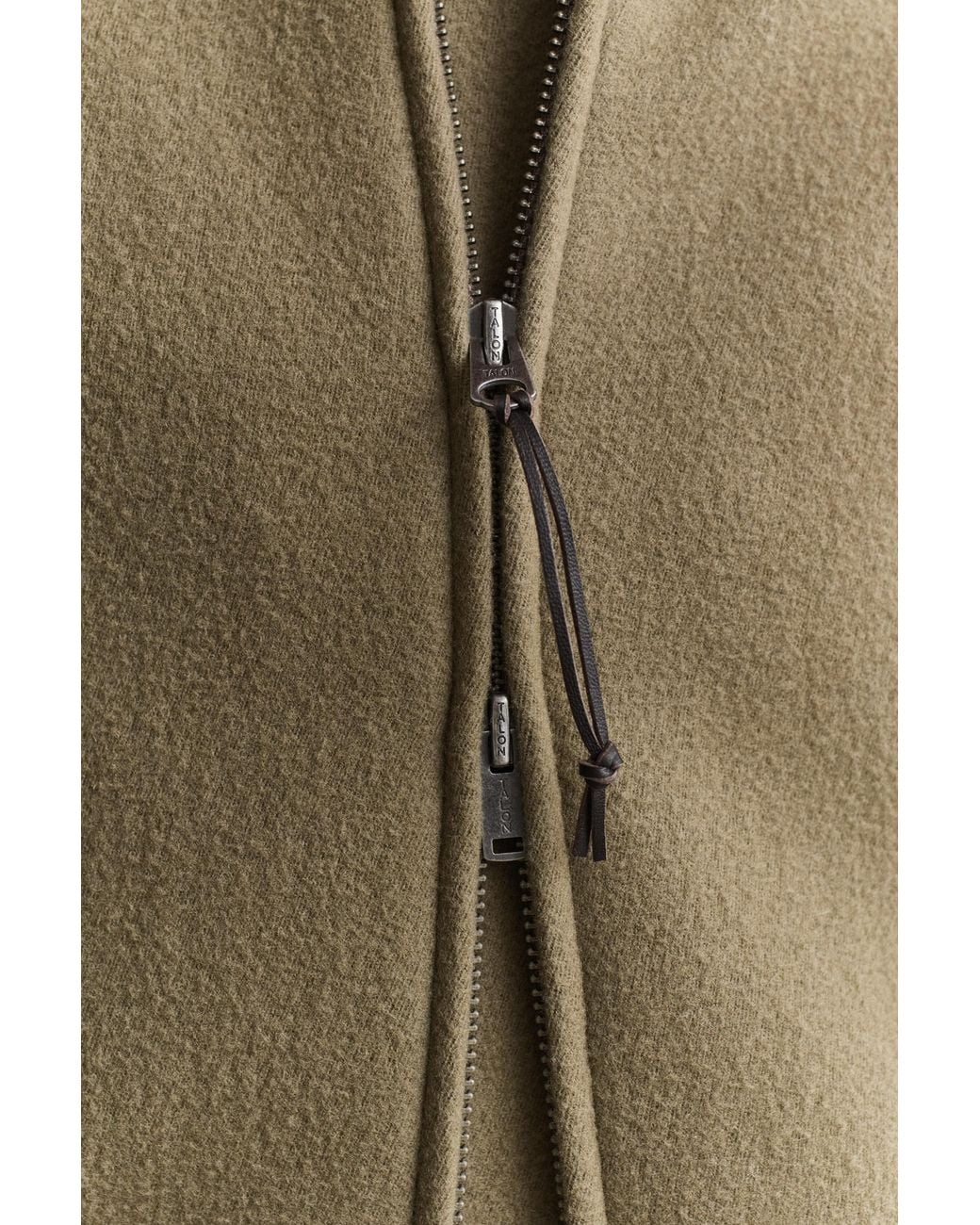 Gant Natural Wool Shearling Aviator Jacket for men