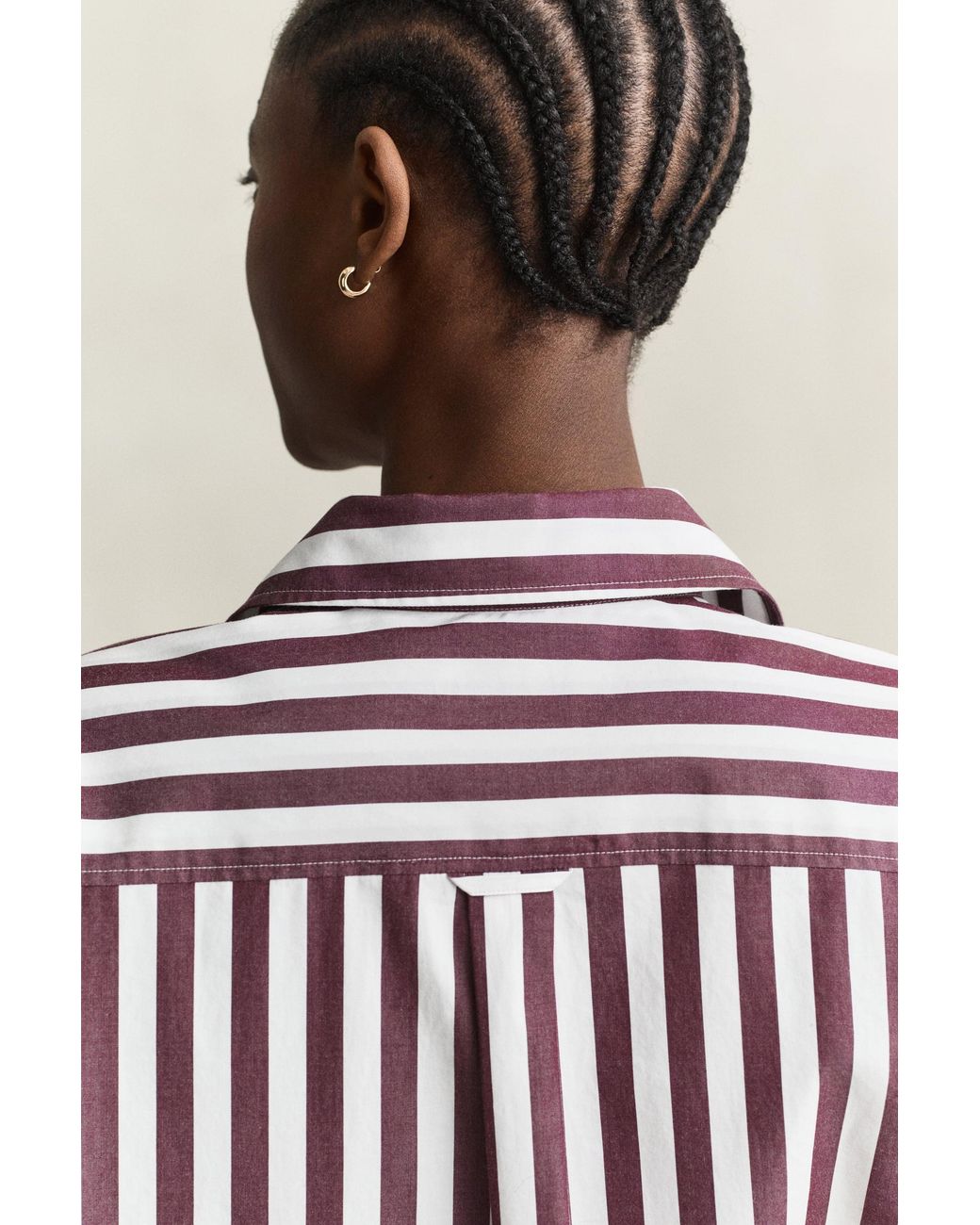 Gant Multicolor Relaxed Striped Poplin Shirt