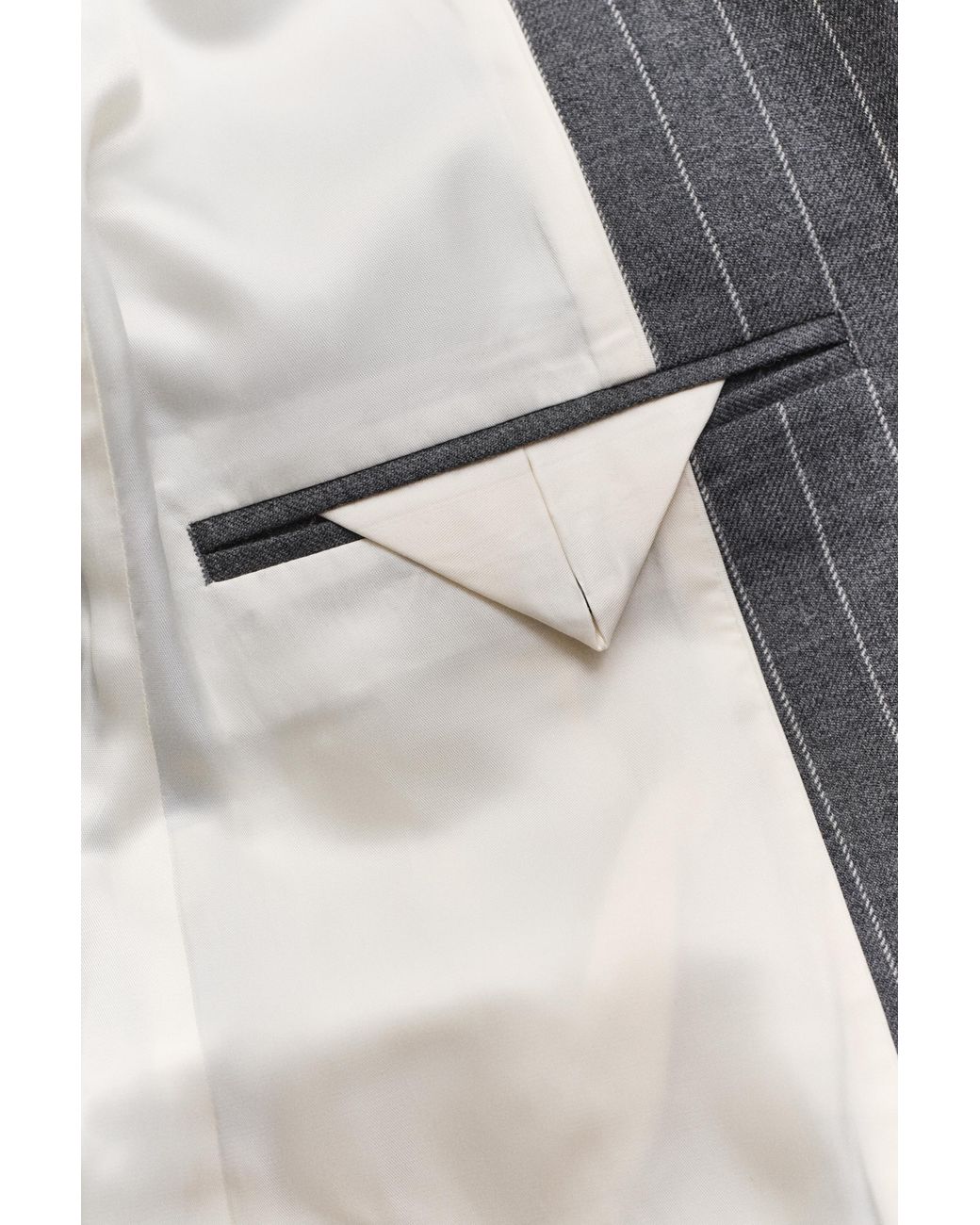 Gant Gray Pinstripe Club Blazer Charcoal Melange