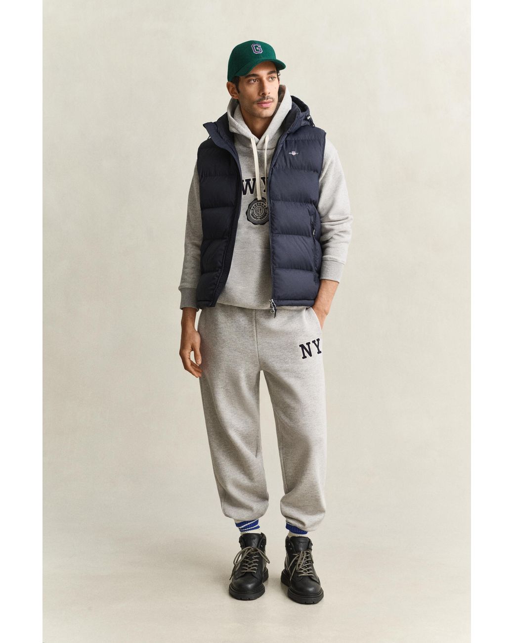 Gant Blue Active Cloud Vest Evening for men