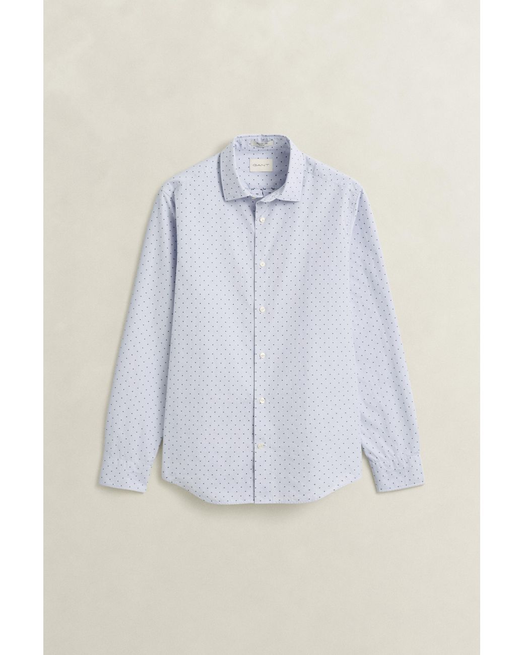 Gant Blue Fil Coupé Shirt for men