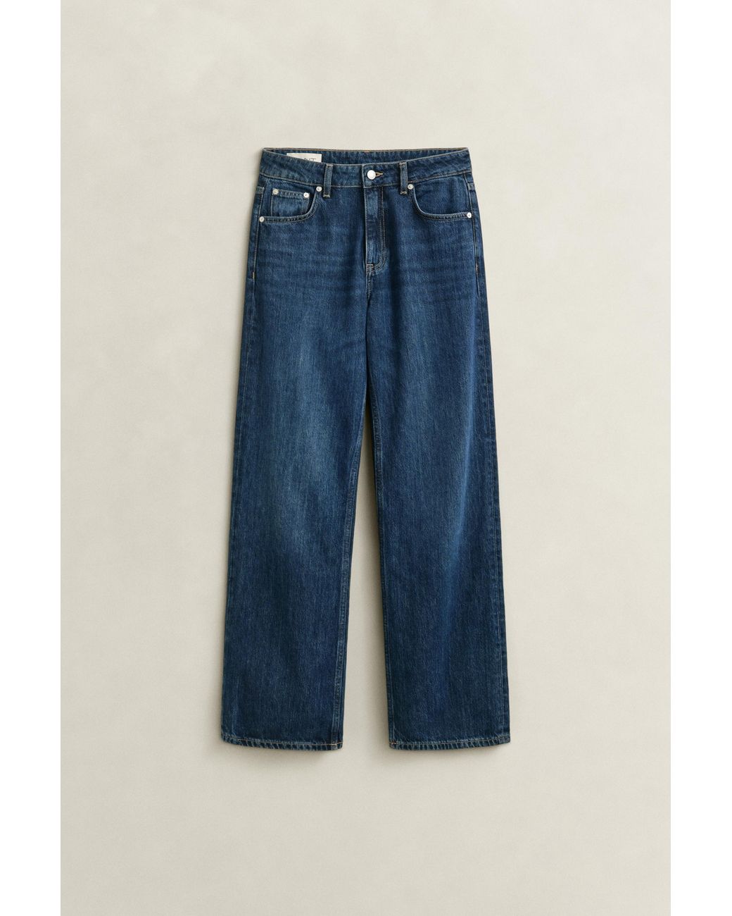 Gant Blue Relaxed Jeans Dark Worn In