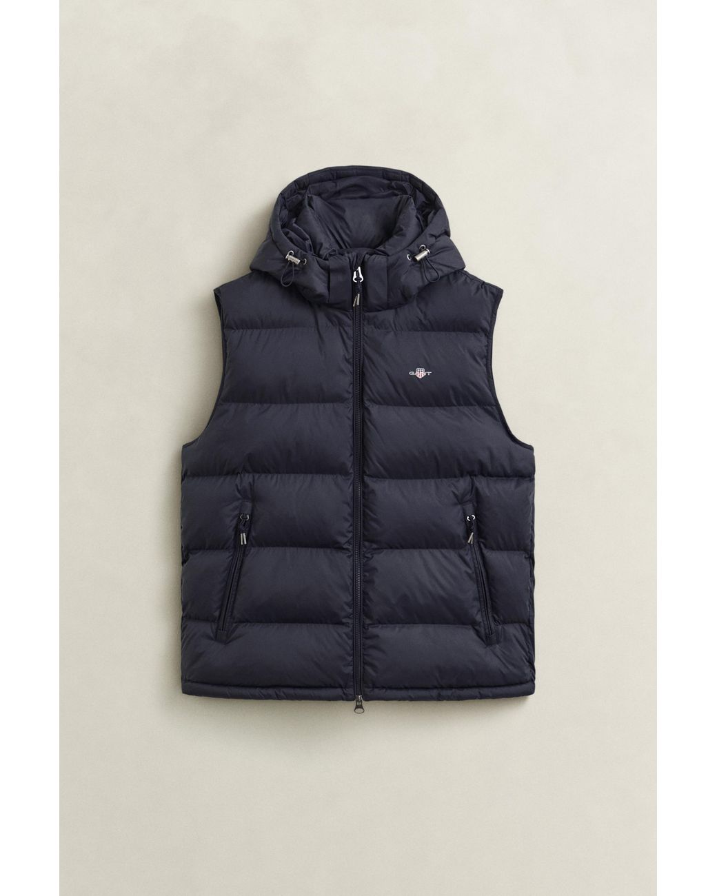 Gant Blue Active Cloud Vest Evening for men