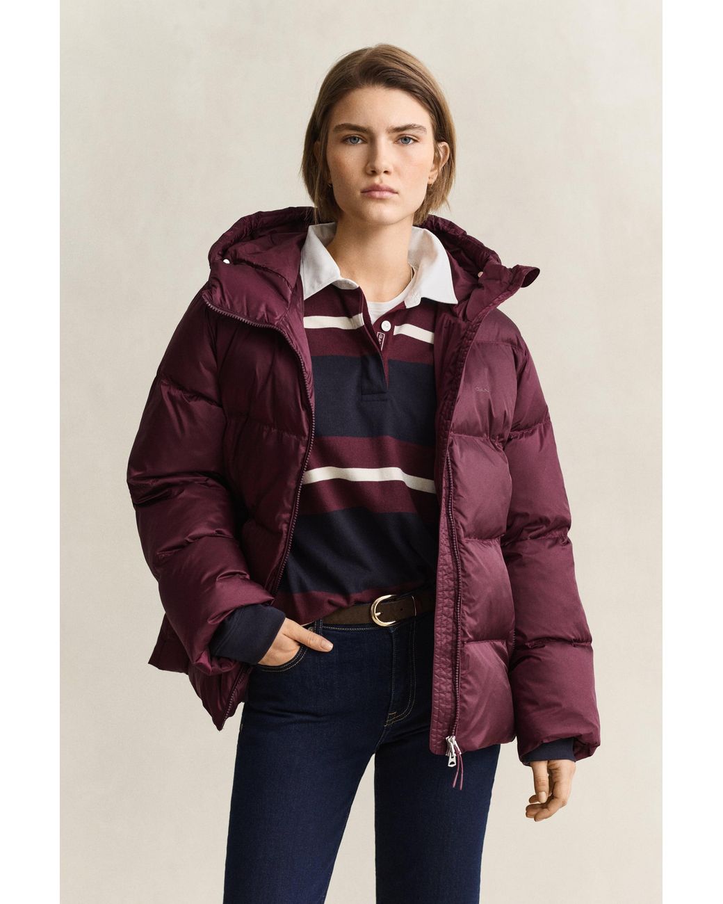 Gant Multicolor Mid Padded Jacket