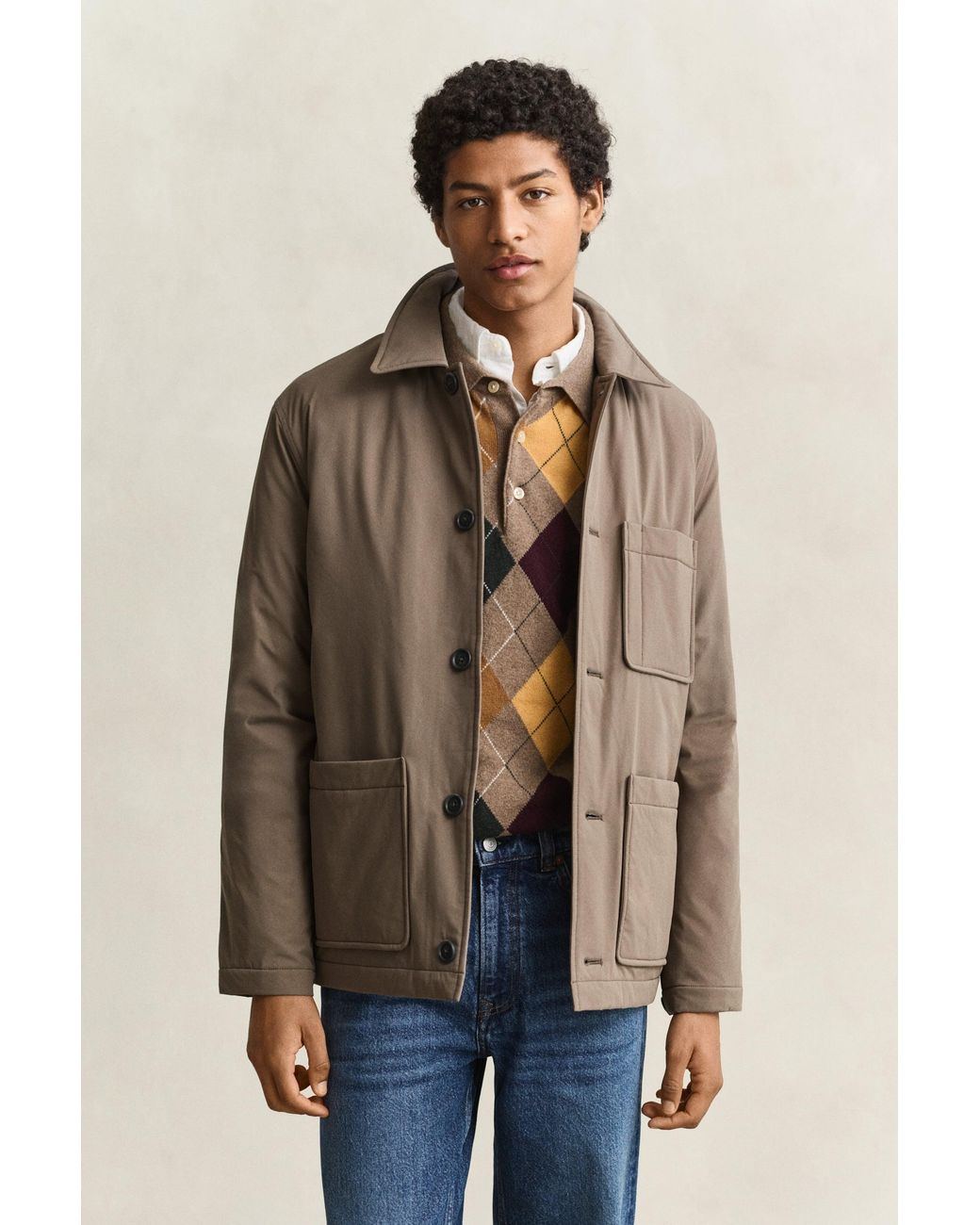 Gant Natural Padded Chore Jacket for men