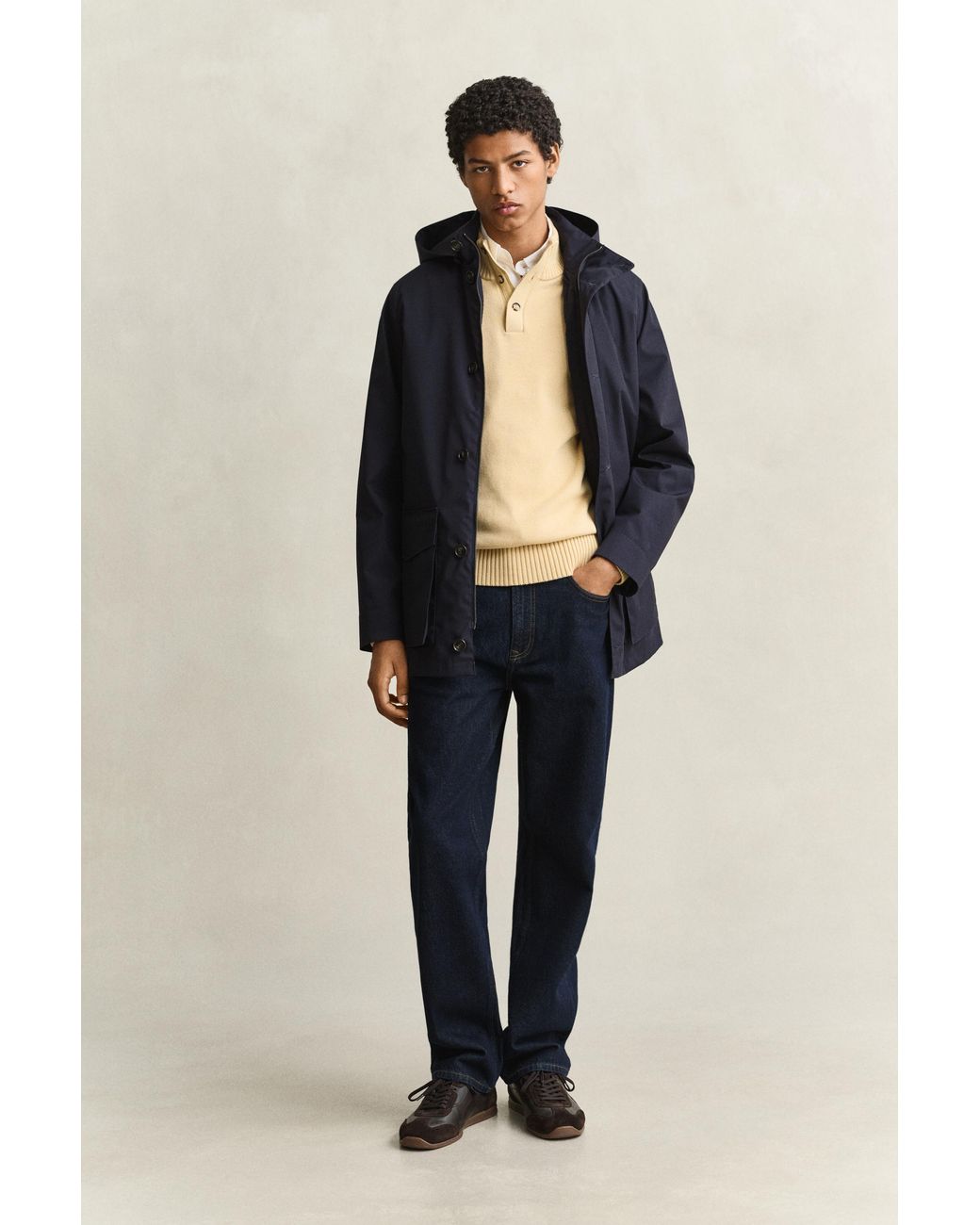 Gant Blue Double Jacket Evening for men