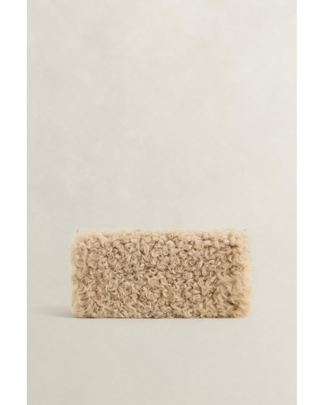Gant Natural Shearling Clutch