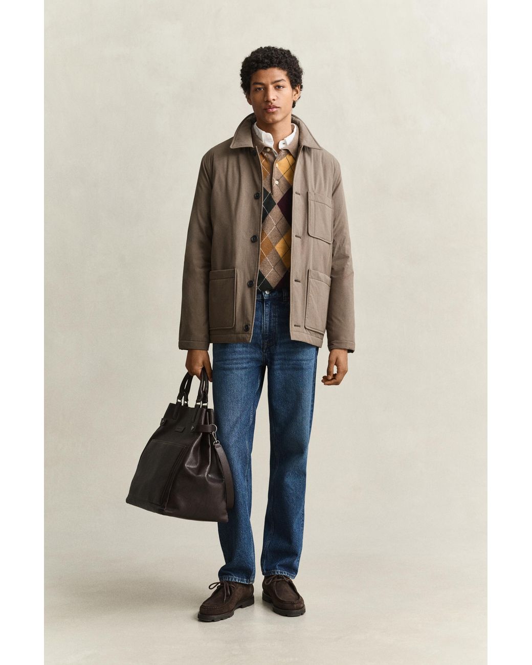 Gant Natural Padded Chore Jacket for men