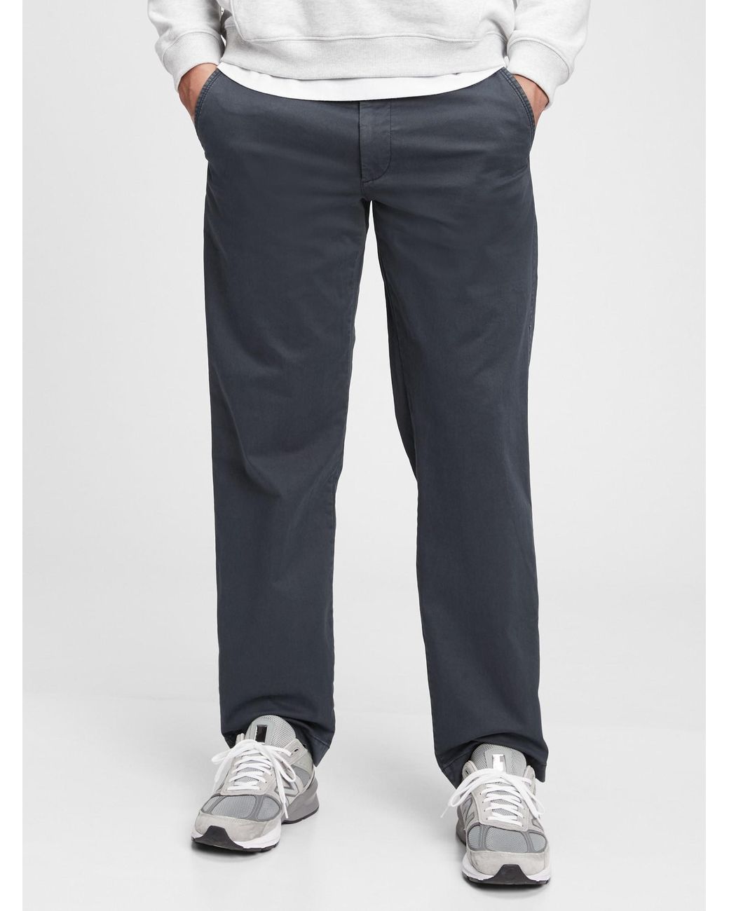 Gap Vintage Khakis In Relaxed Fit With Flex in Blue for Men - Lyst