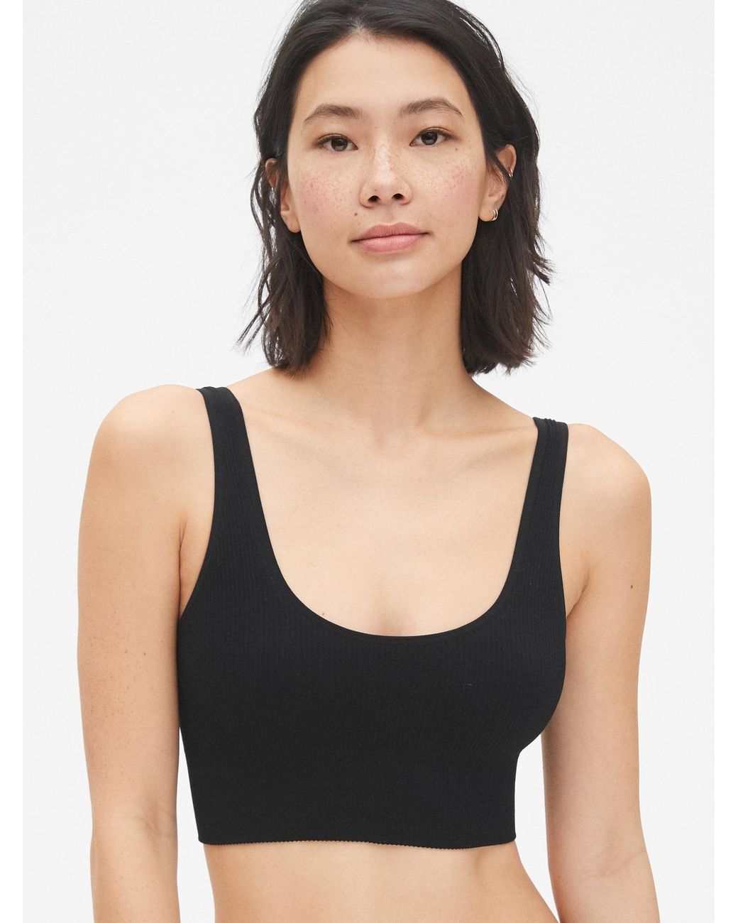 gap seamless ribbed bralette