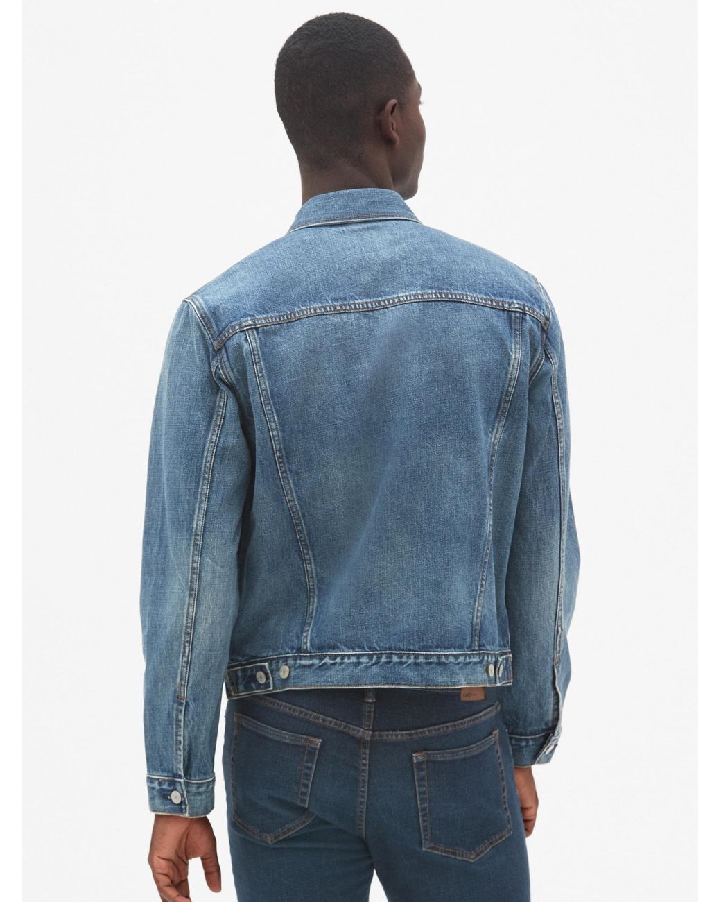 icon denim jacket with gapflex