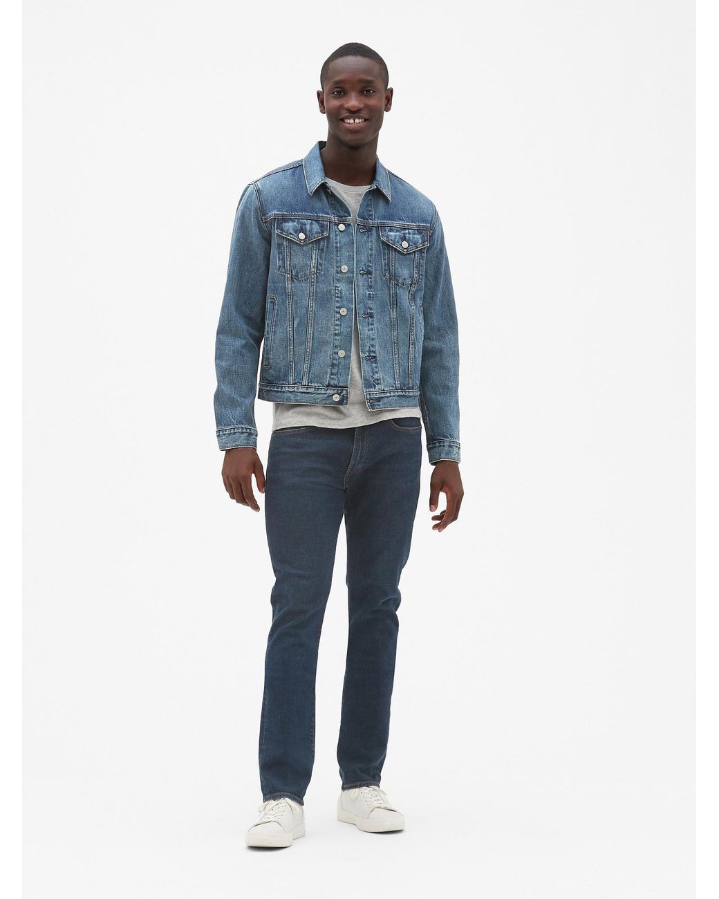 icon denim jacket with gapflex
