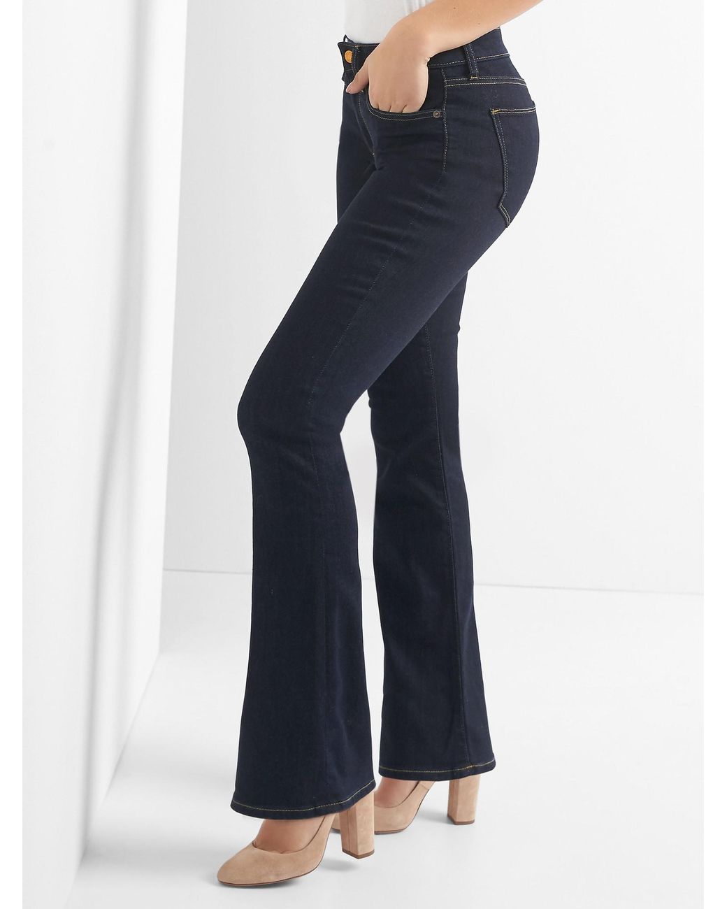 Gap Denim Mid Rise Perfect Boot Curvy 