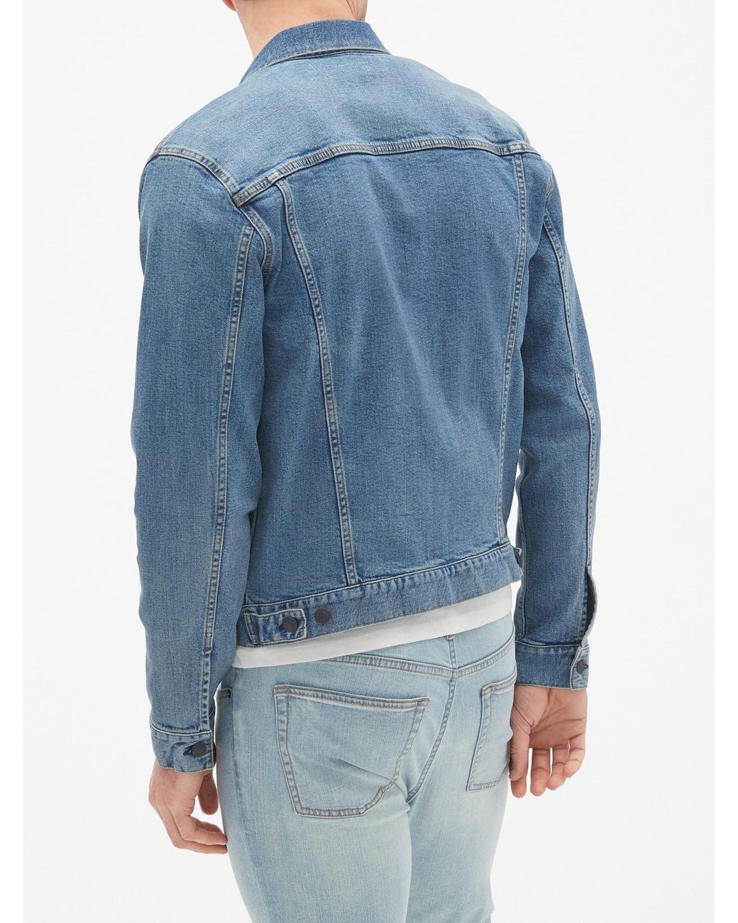 icon denim jacket with gapflex