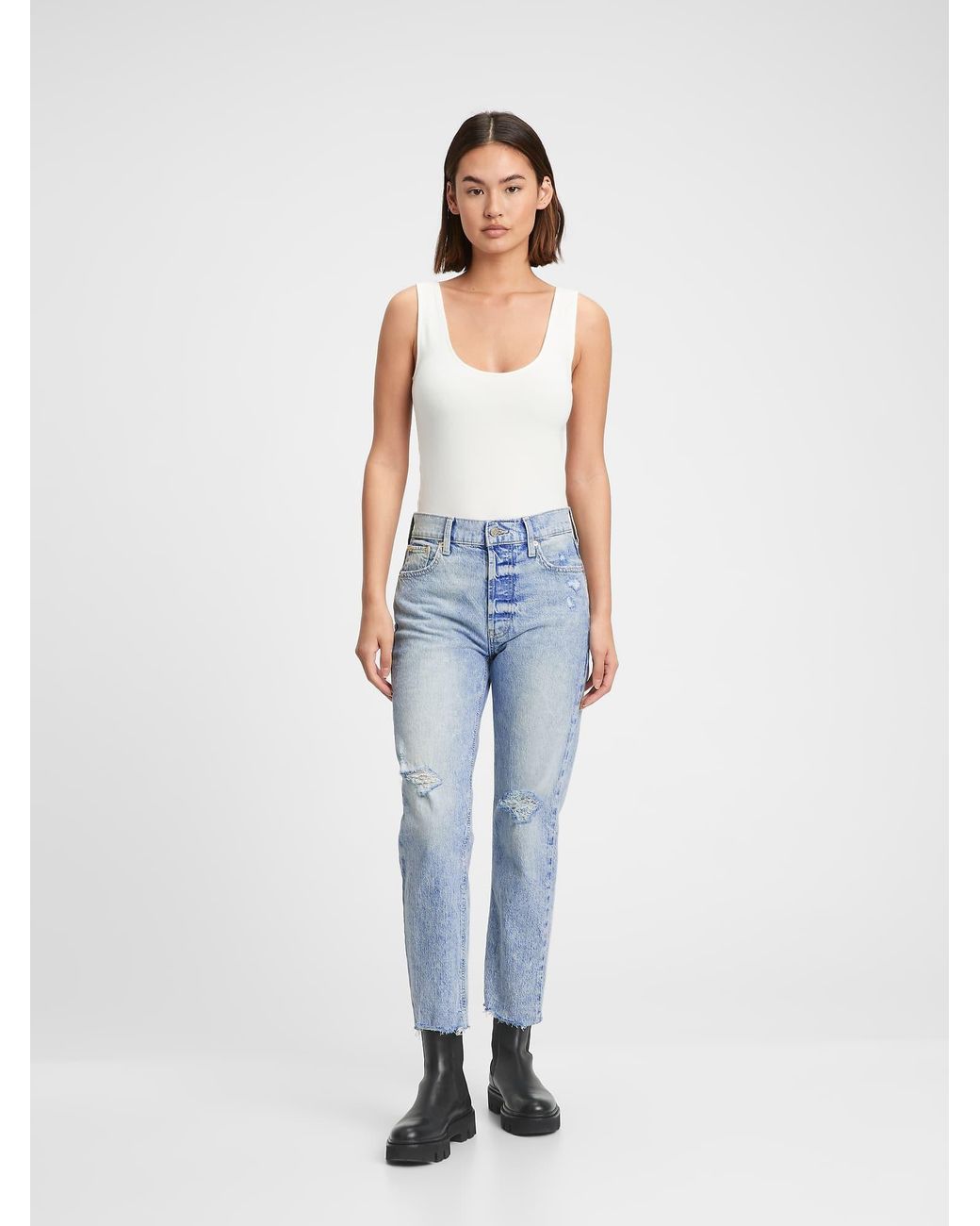 gap factory high rise jeans