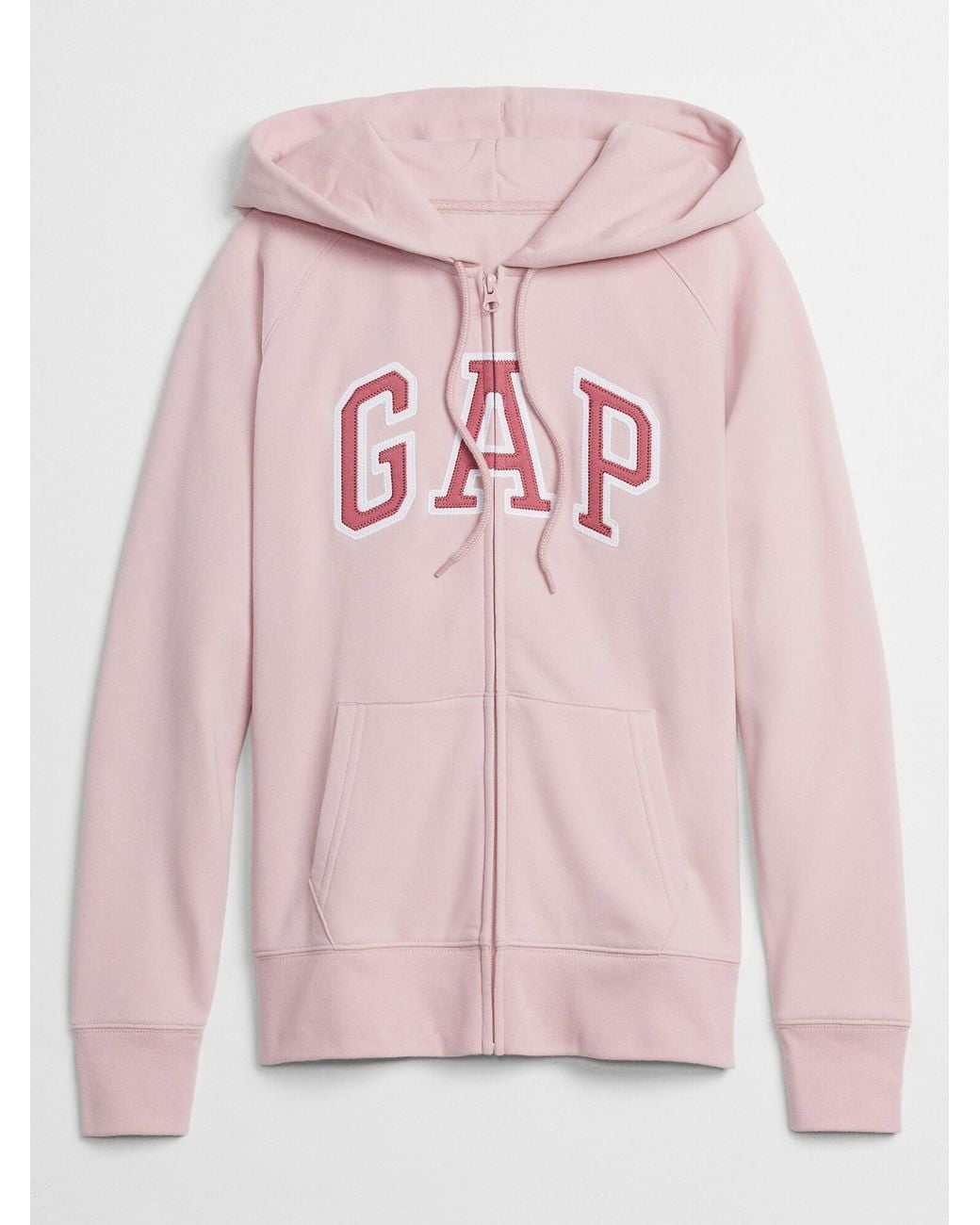 pink and brown gap hoodie