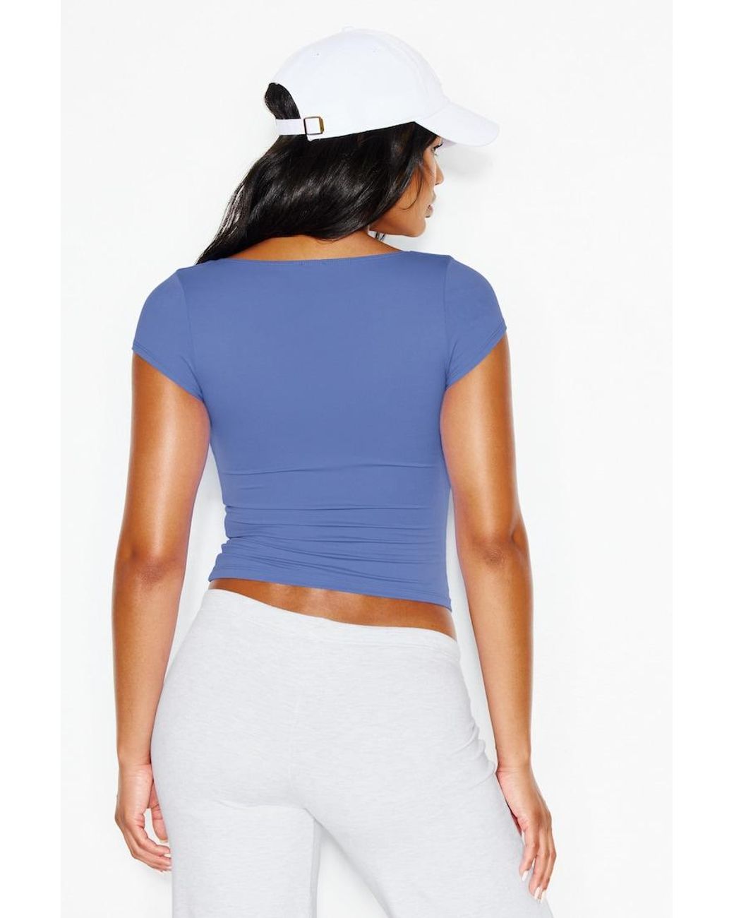 Garage Blue Sleek Crossover T-Shirt