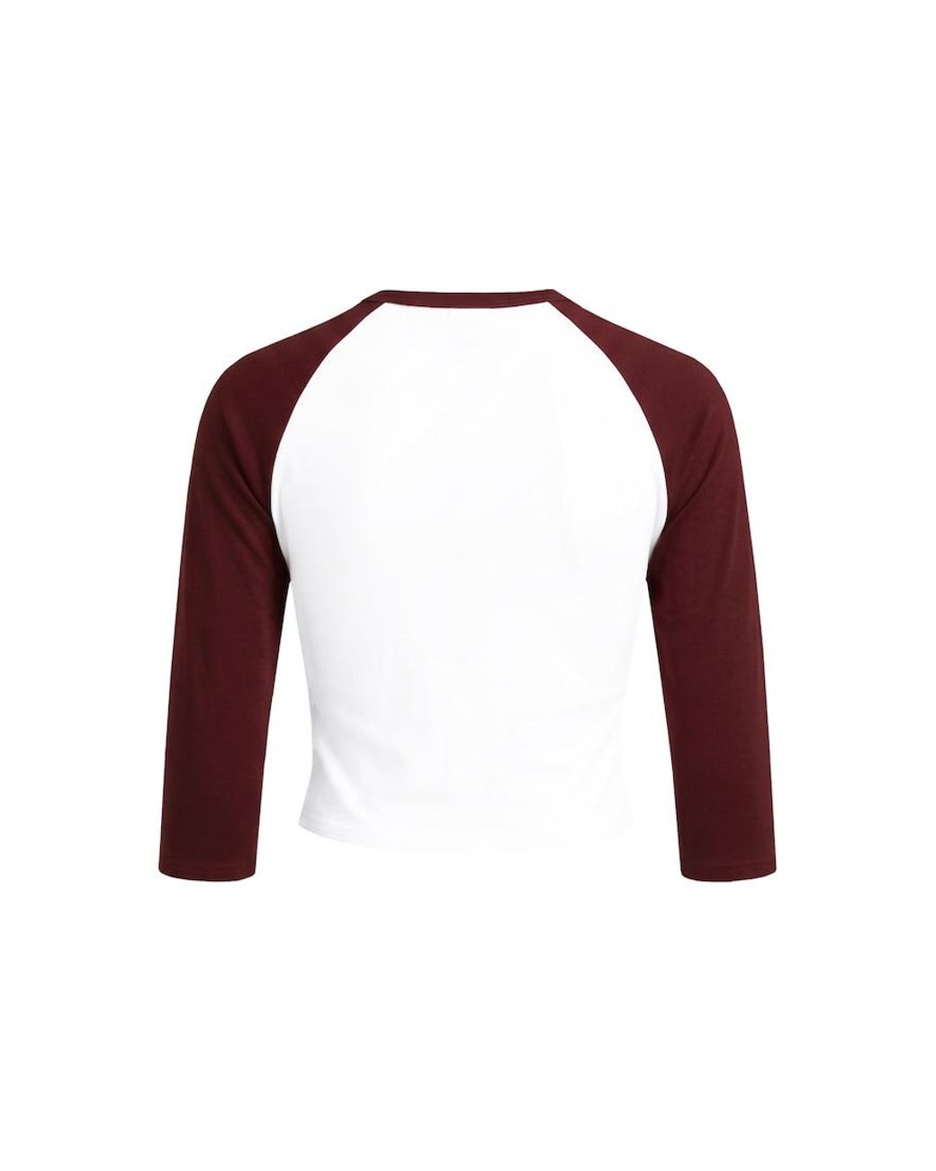 Garage Red Raglan Baseball 3/4 Sleeve Top