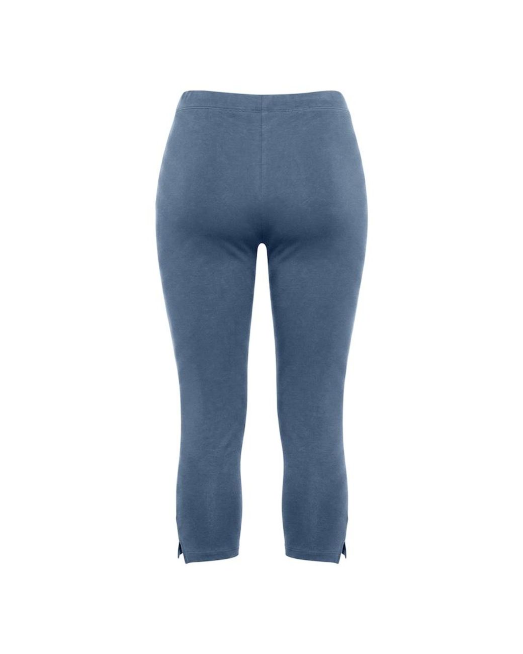 Garage Blue Stretchterry Capri Pants