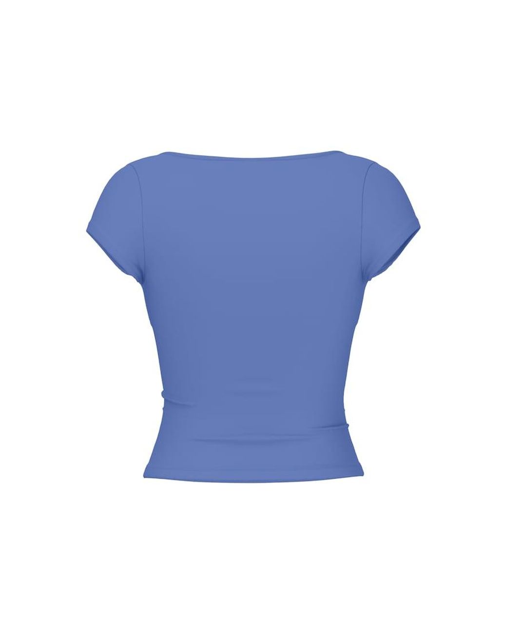 Garage Blue Sleek Crossover T-Shirt