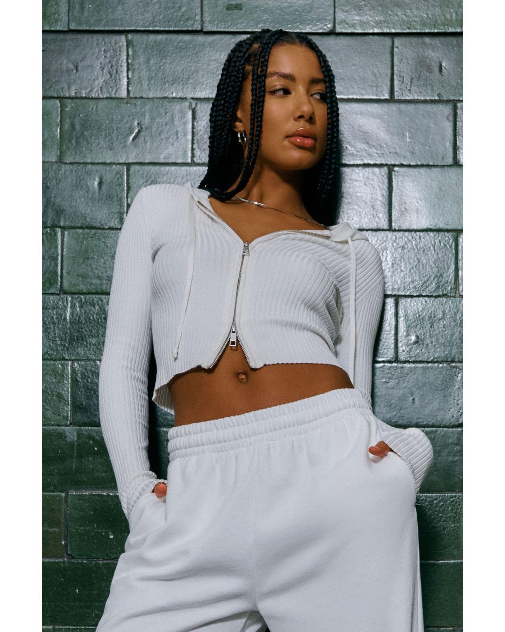 Garage cropped hoodie deals