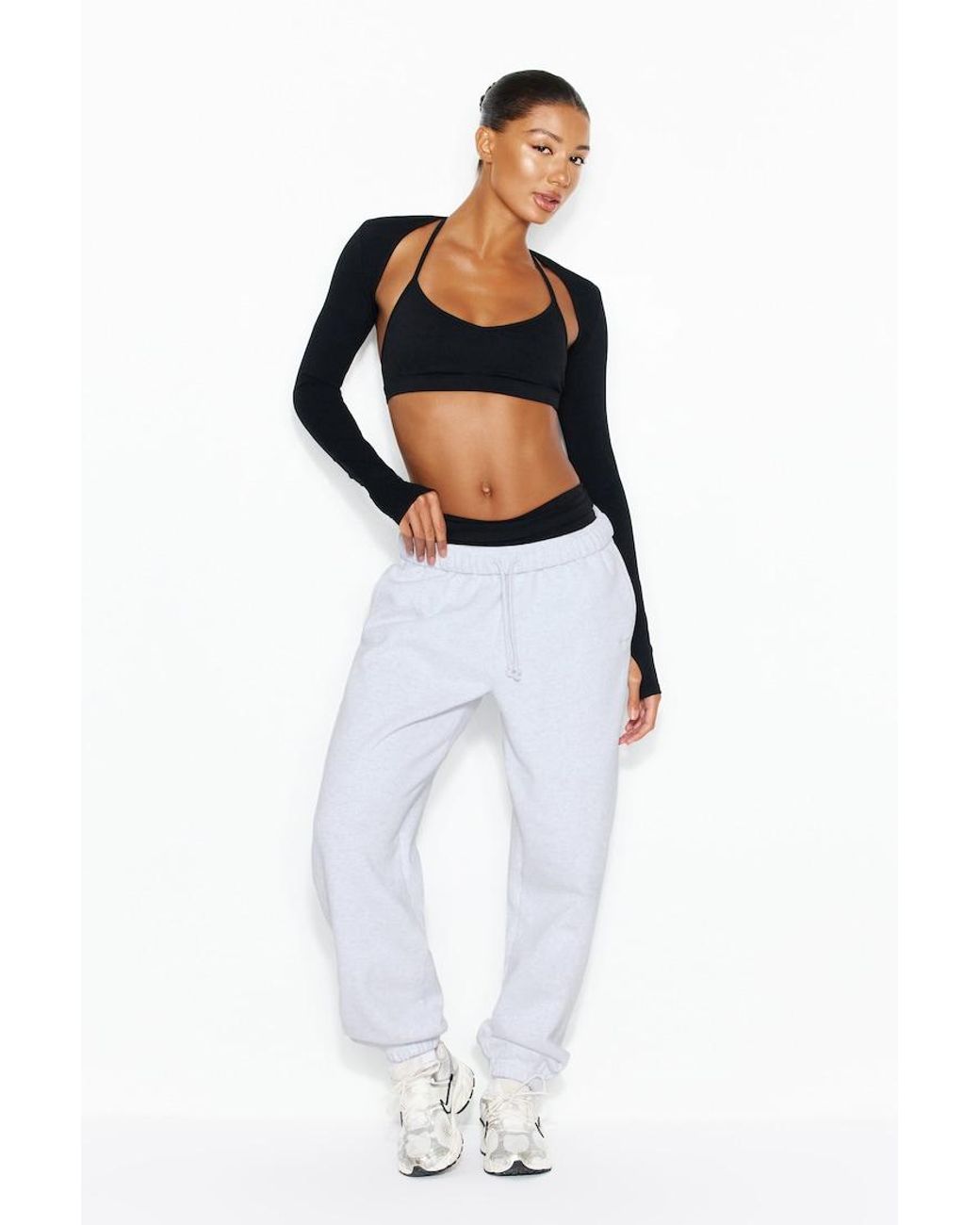 Garage White Active Shrug
