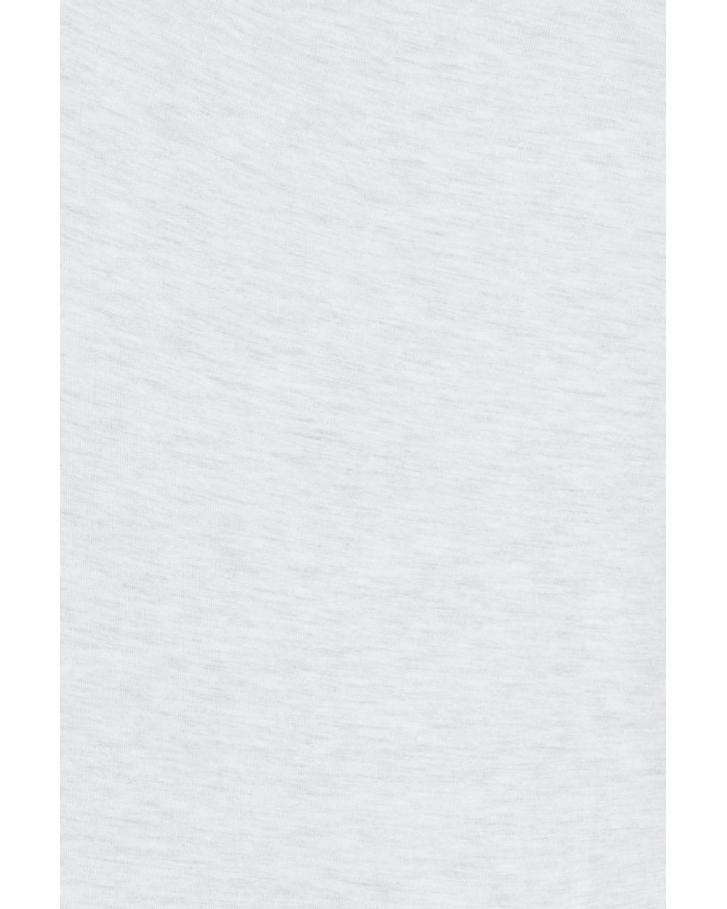 Garage White Stretchterry Off Shoulder Top