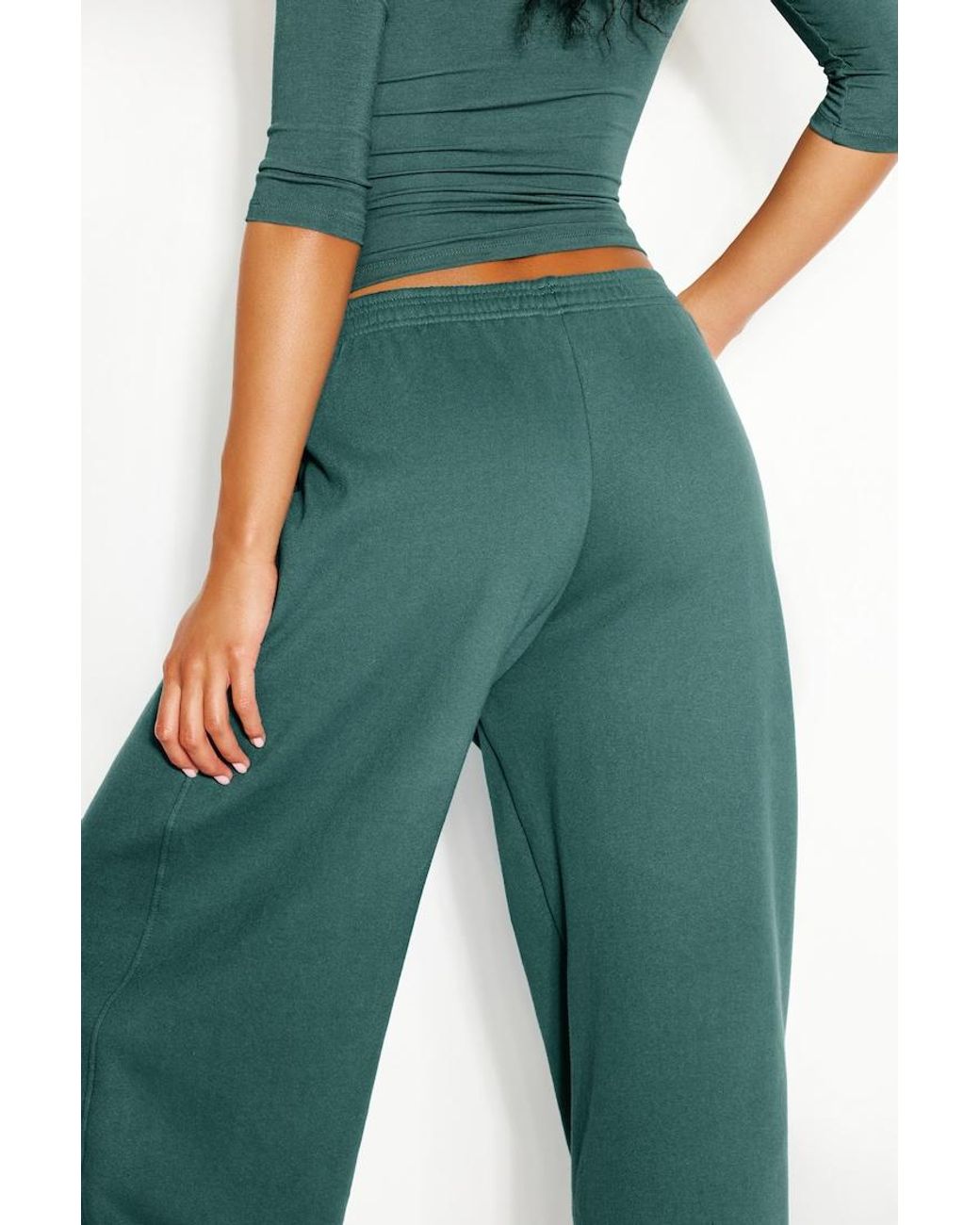 Garage Green Ultrafleece Barrel Leg Sweatpants