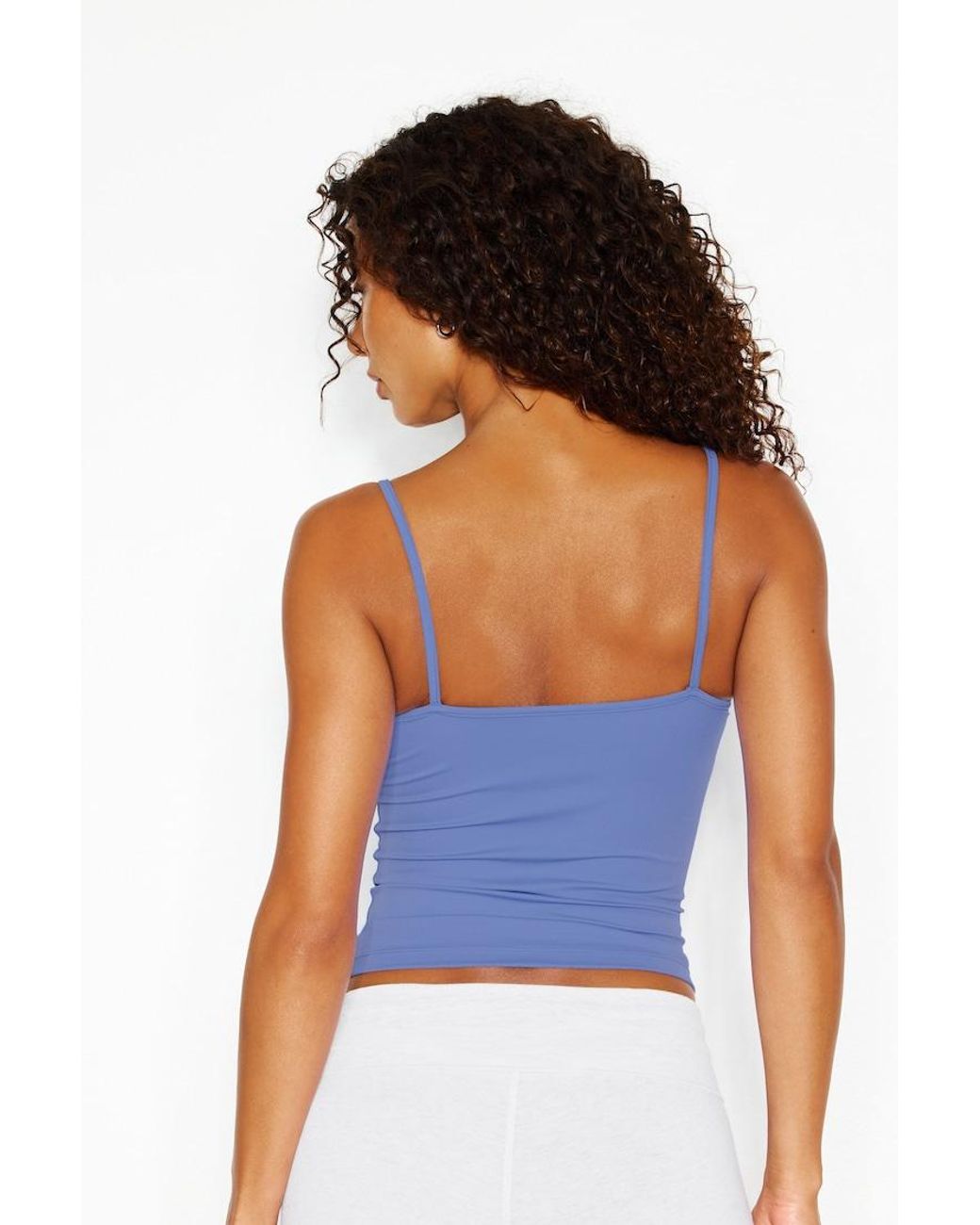 Garage Blue Sleek Scoop Cami Top