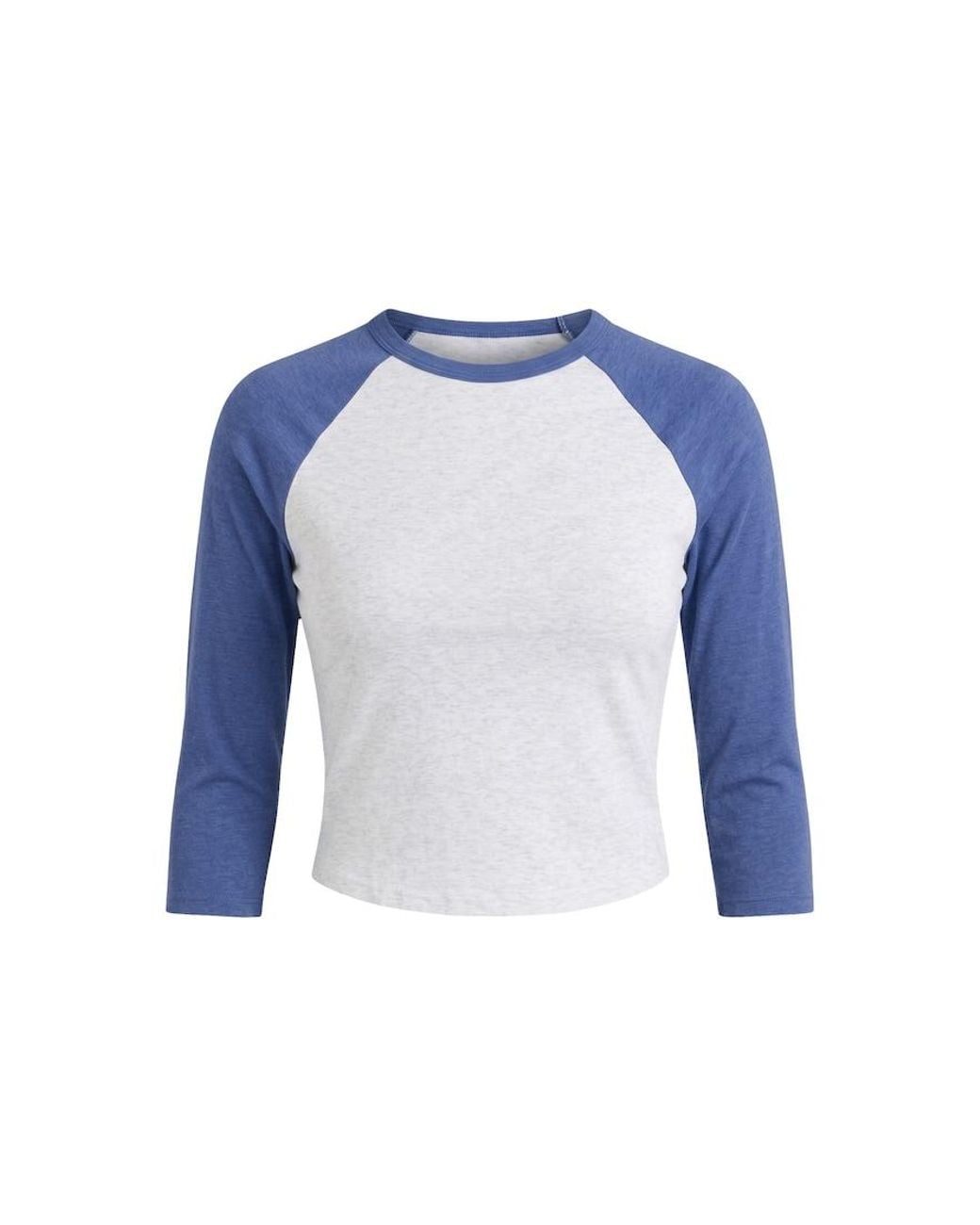 Garage Blue Raglan Baseball 3/4 Sleeve Top