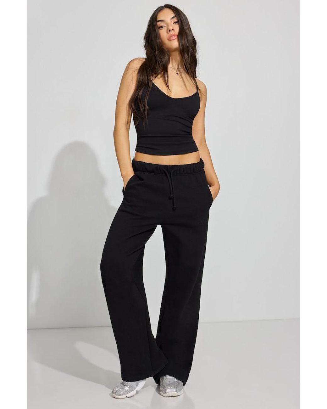 Garage Black Ultrafleece Straight Leg Sweatpants