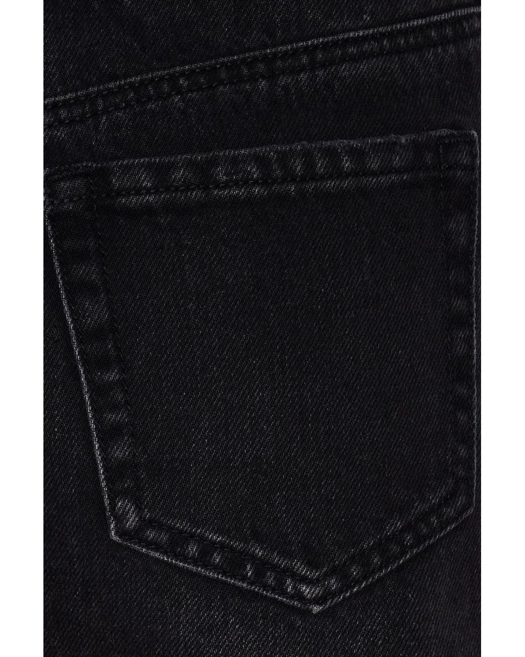 Garage Black Denim Festival Shorts