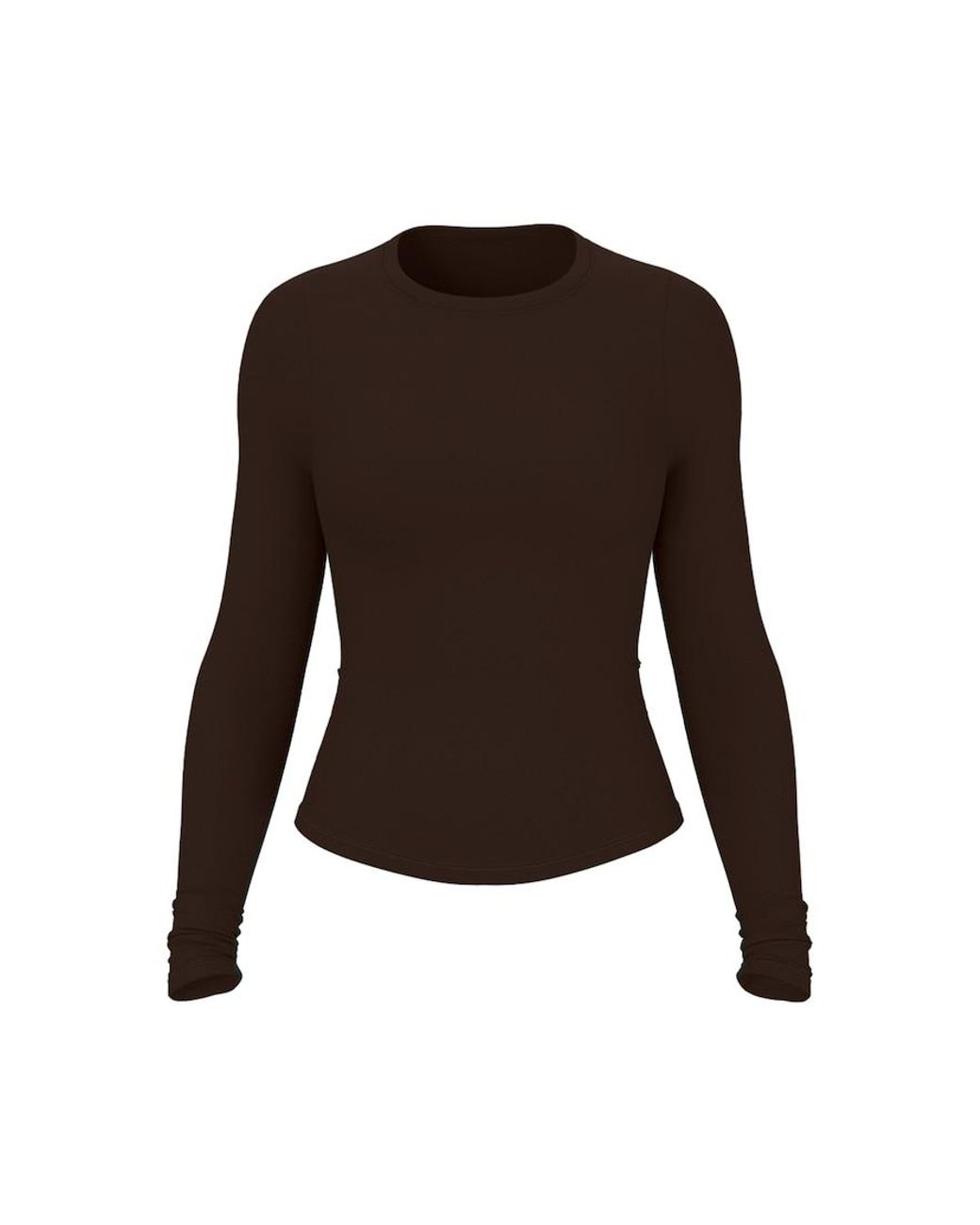 Garage Black Sleek Crewneck Longsleeve Top