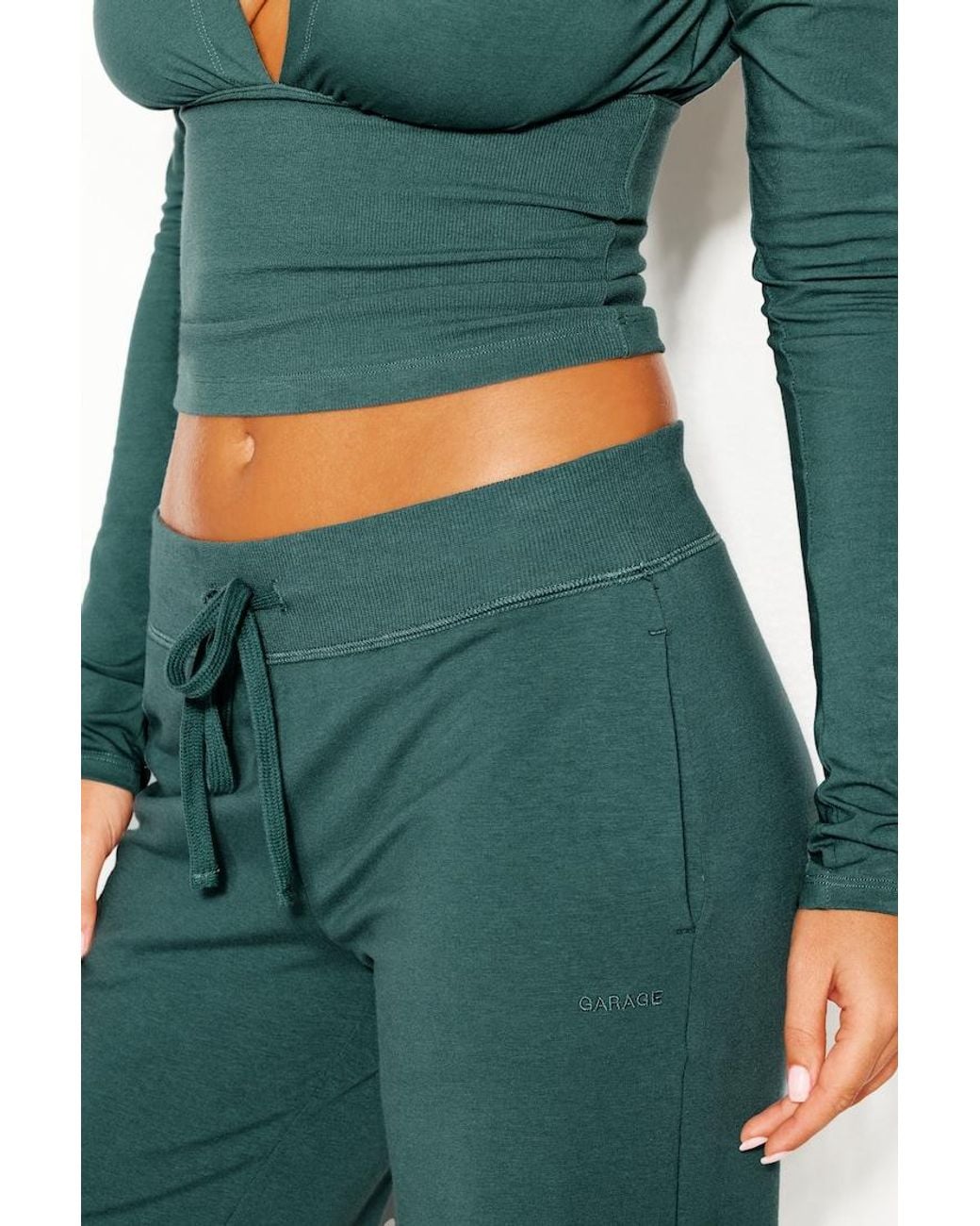 Garage Green Snatch Booty Stretchterry Pants