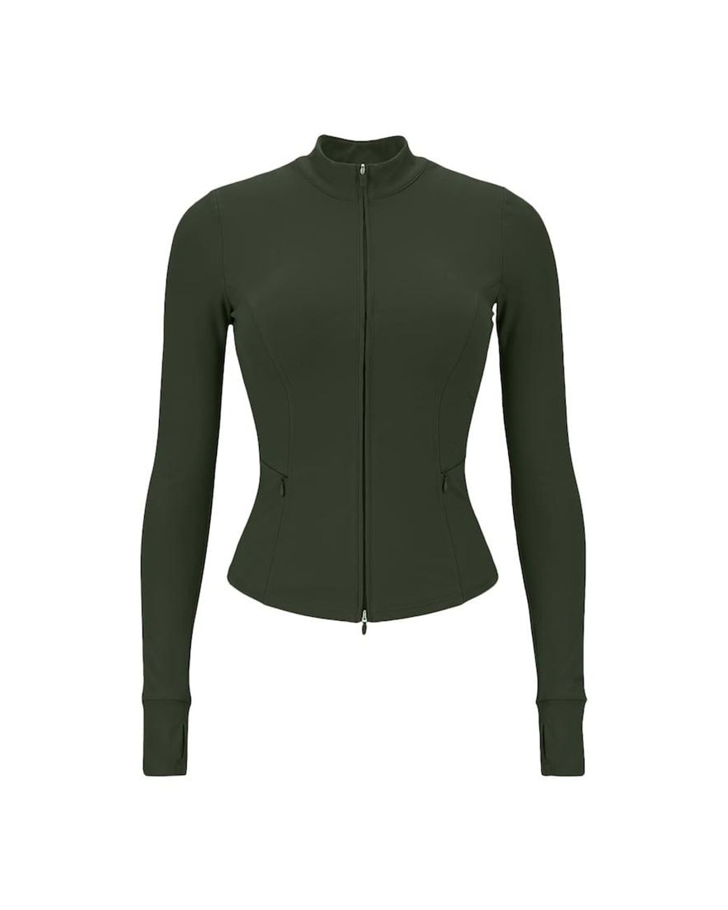 Garage Green Active Zip Up Jacket