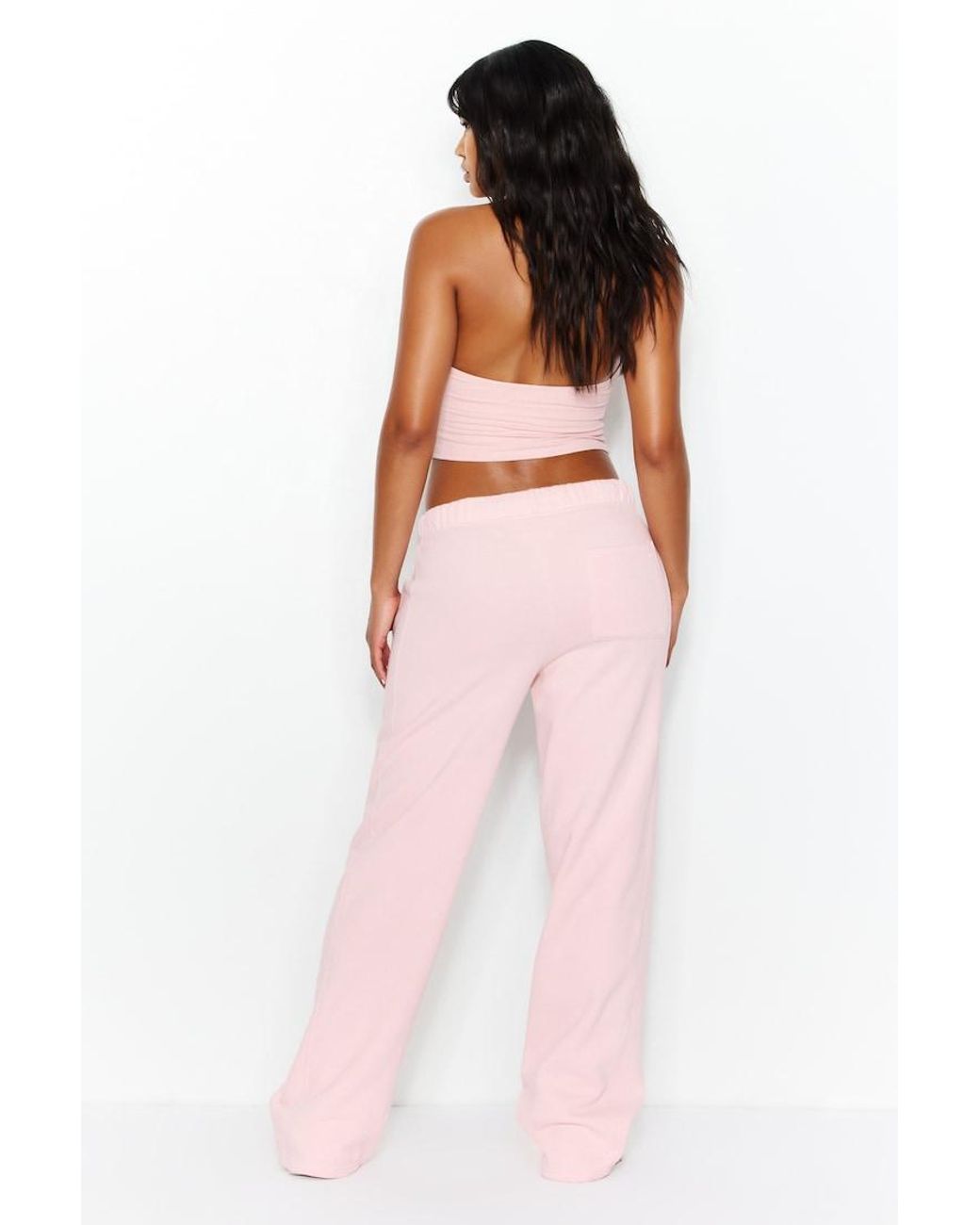 Garage Pink Ultrafleece Straight Leg Sweatpants